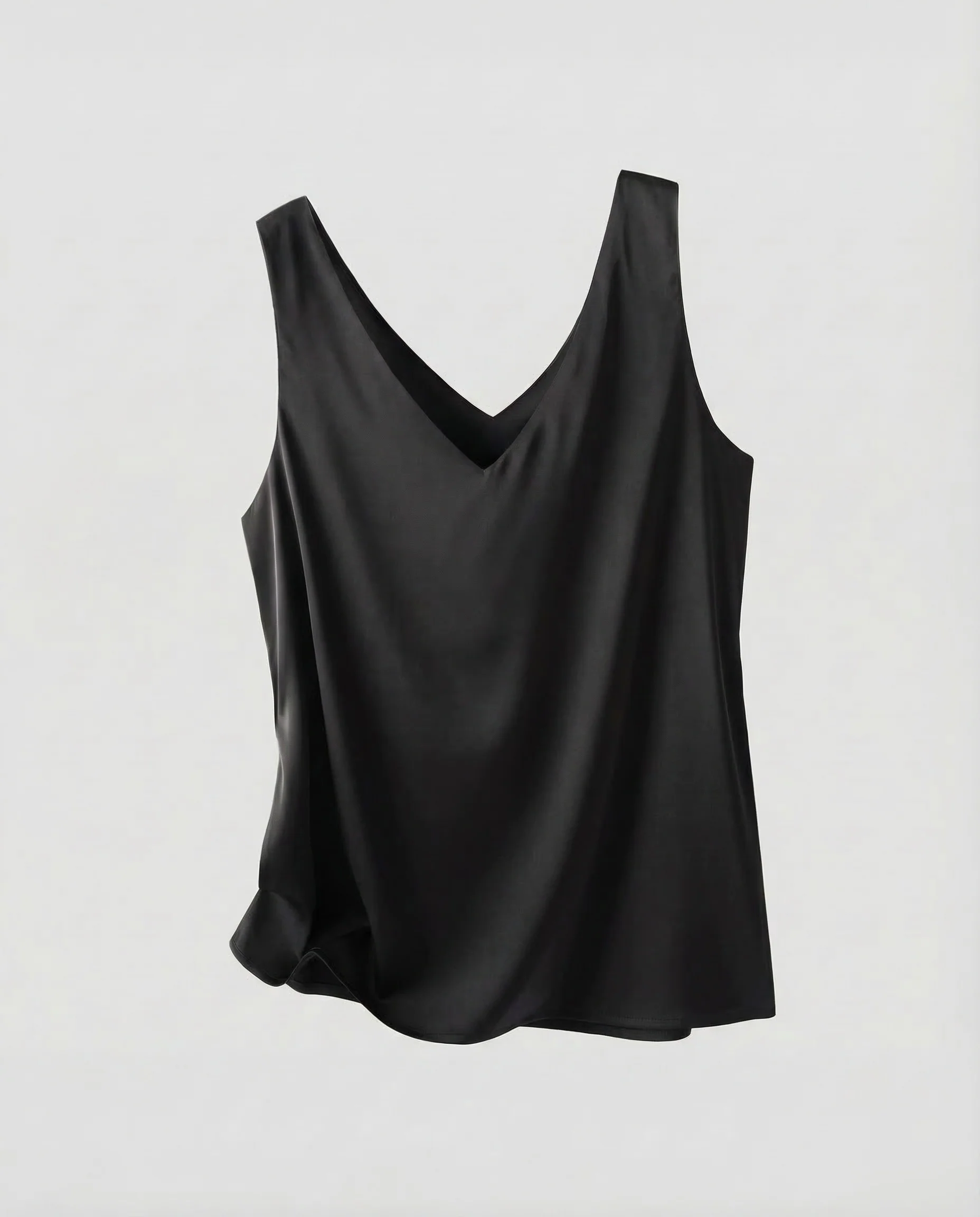 Damen Satin Camisole V Ausschnitt - Image 10