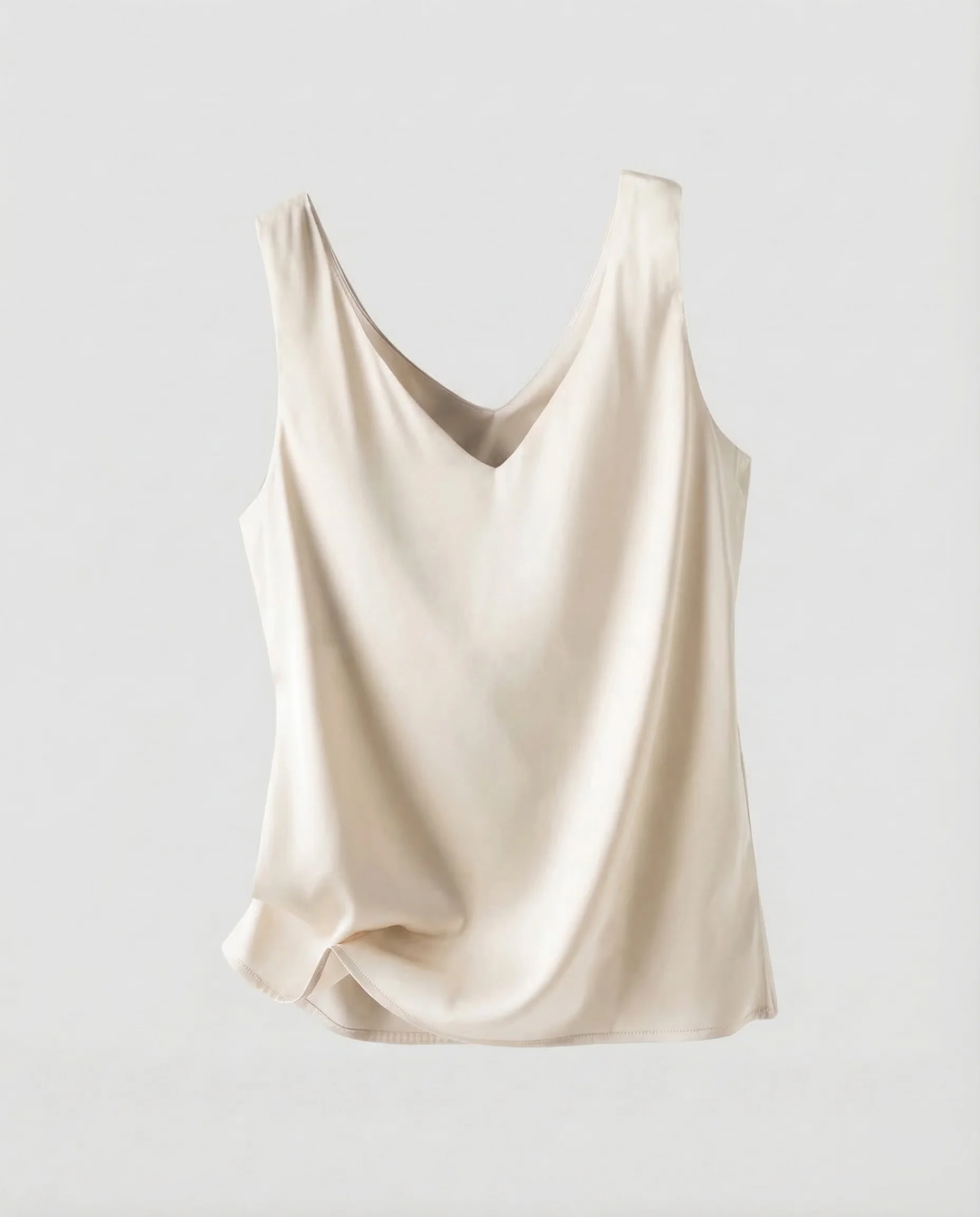 Damen Satin Camisole V Ausschnitt - Image 12