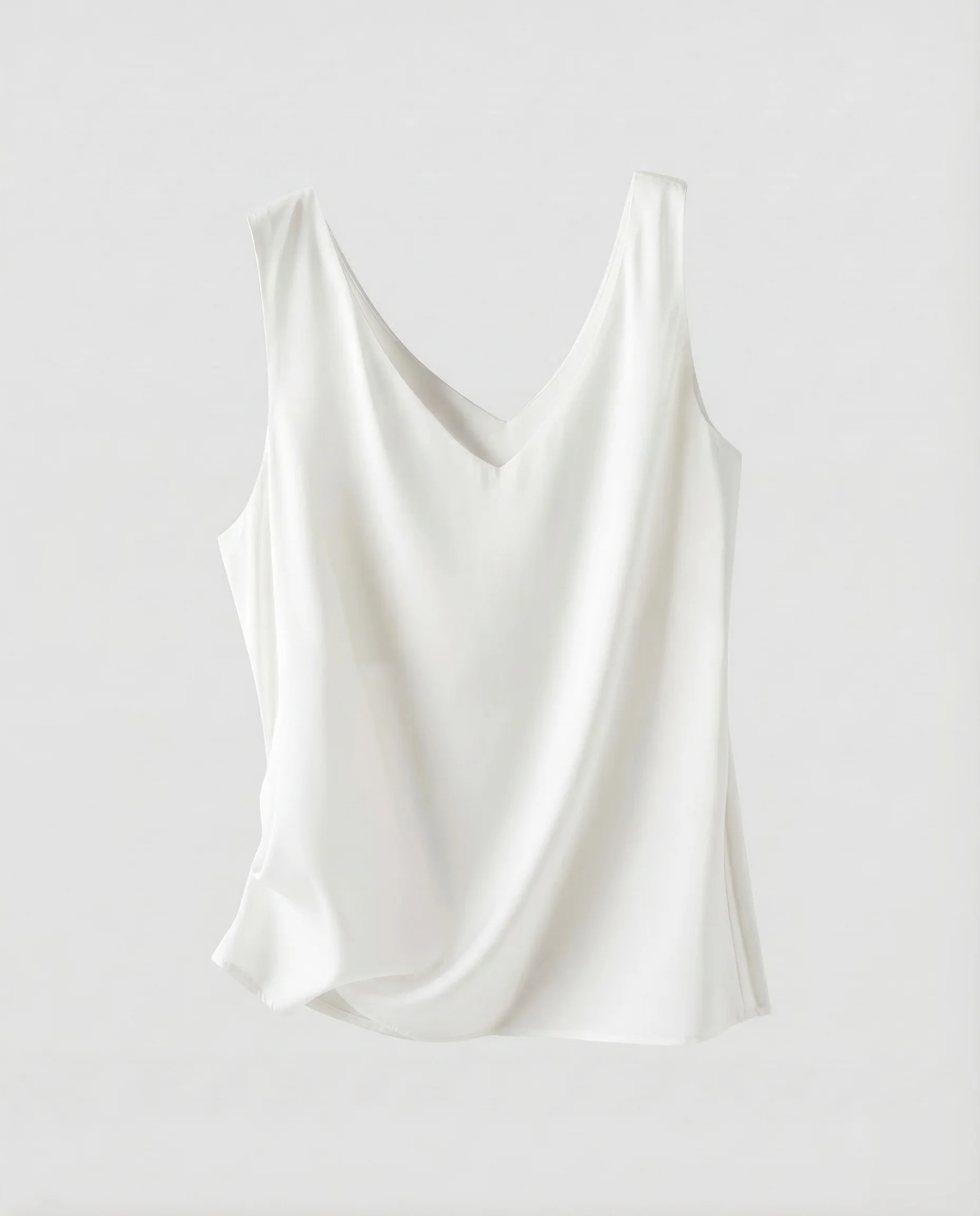 Damen Satin Camisole V Ausschnitt - Image 7