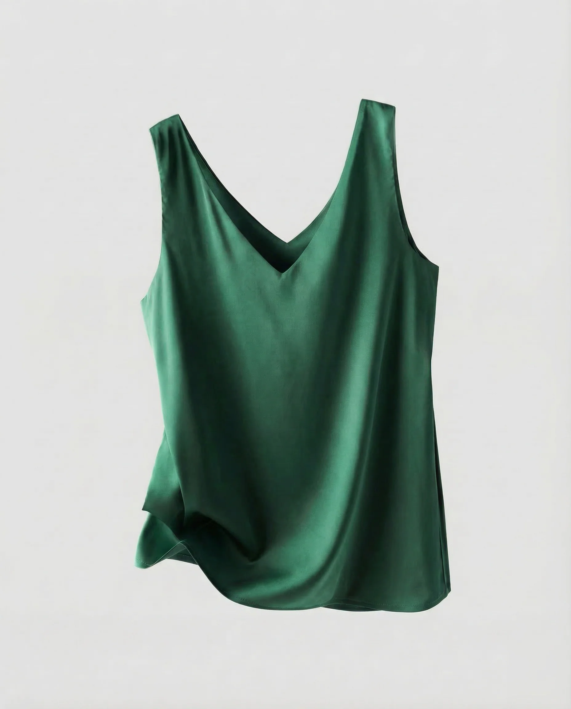 Damen Satin Camisole V Ausschnitt - Image 8