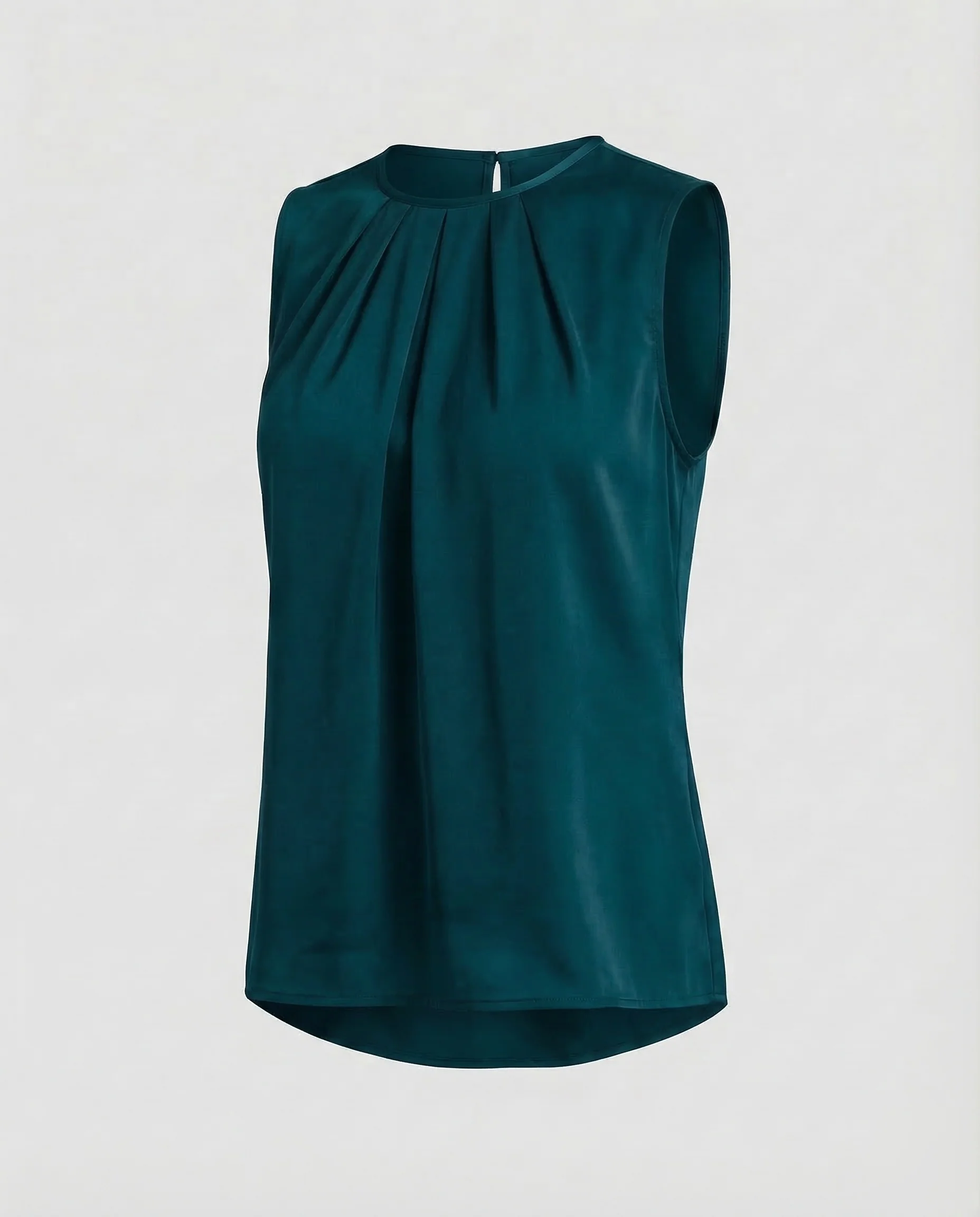 Damen Satinbluse Ärmellos - Image 7