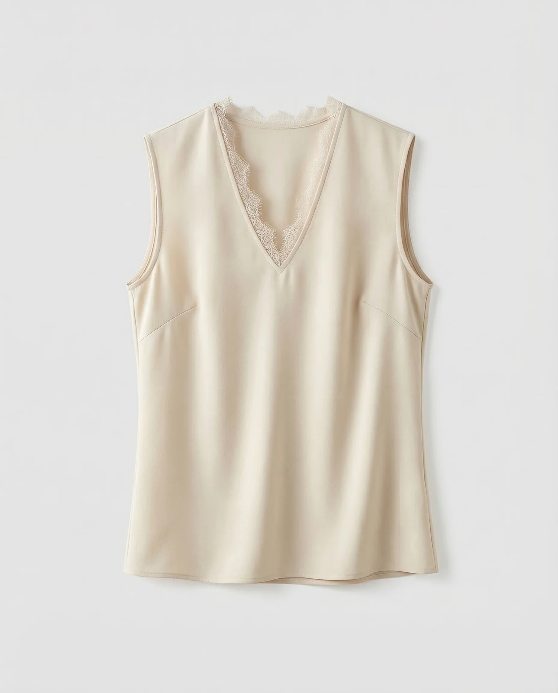 Damen V Ausschnitt Bluse Spitze - Image 5