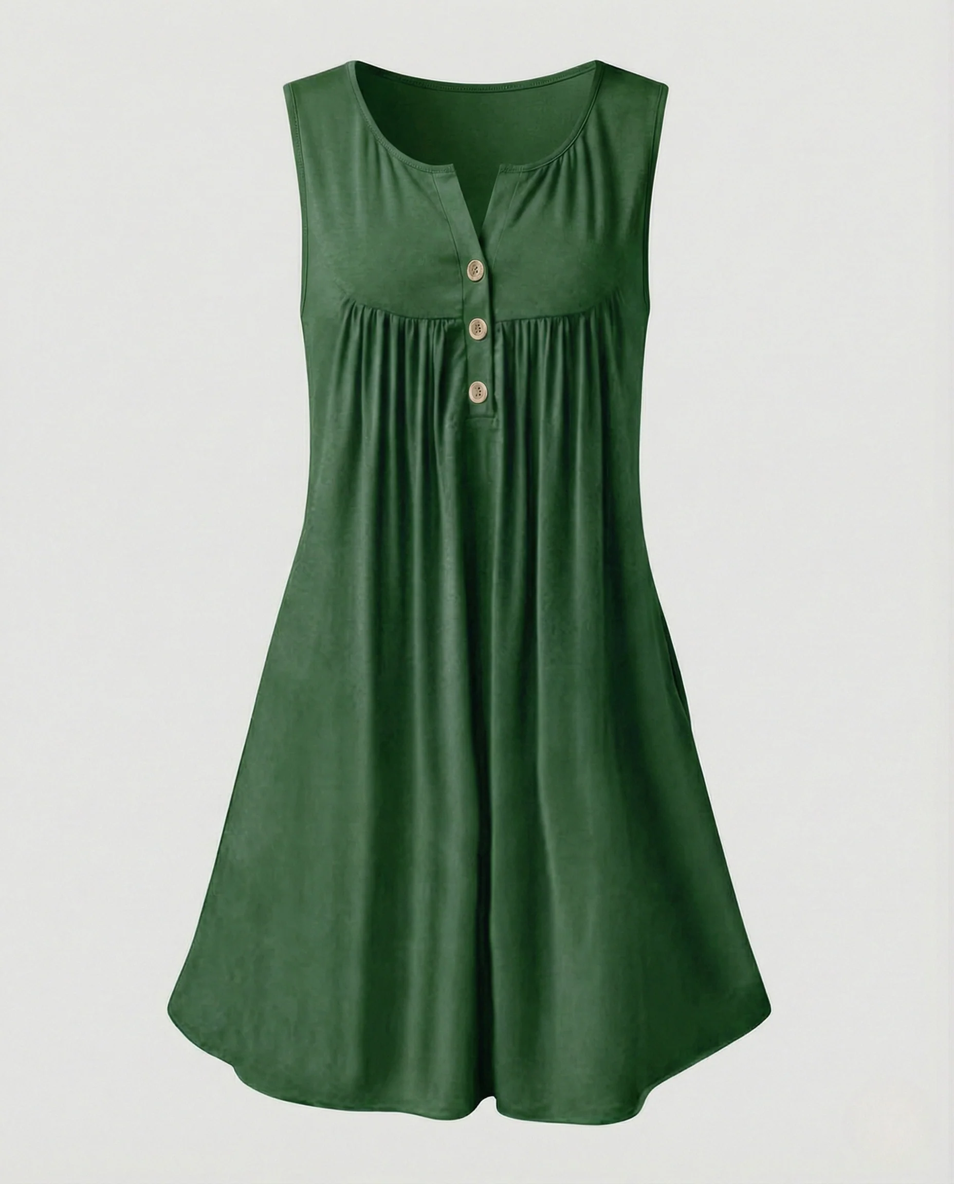 Damen Sommerkleid A-Linie ärmellos - Image 6