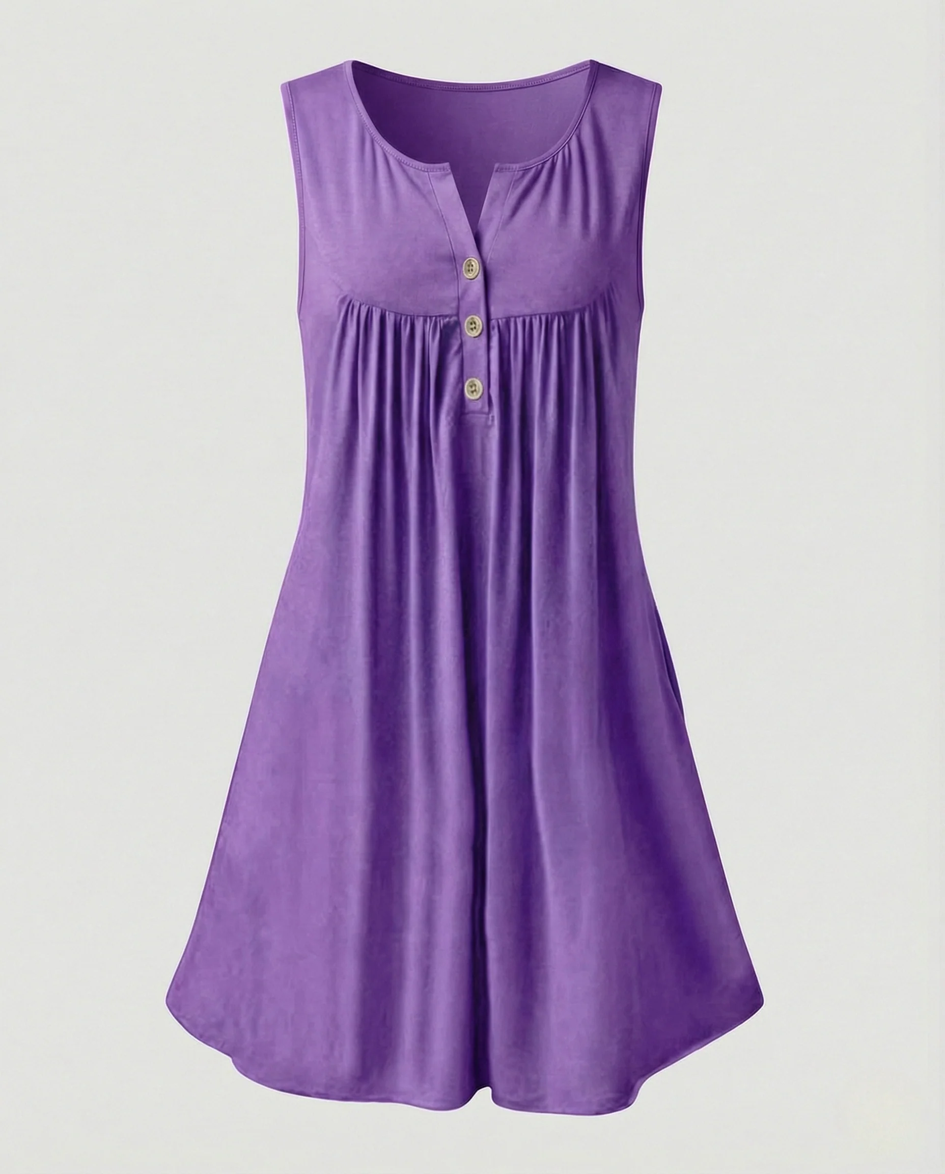 Damen Sommerkleid A-Linie ärmellos - Image 8