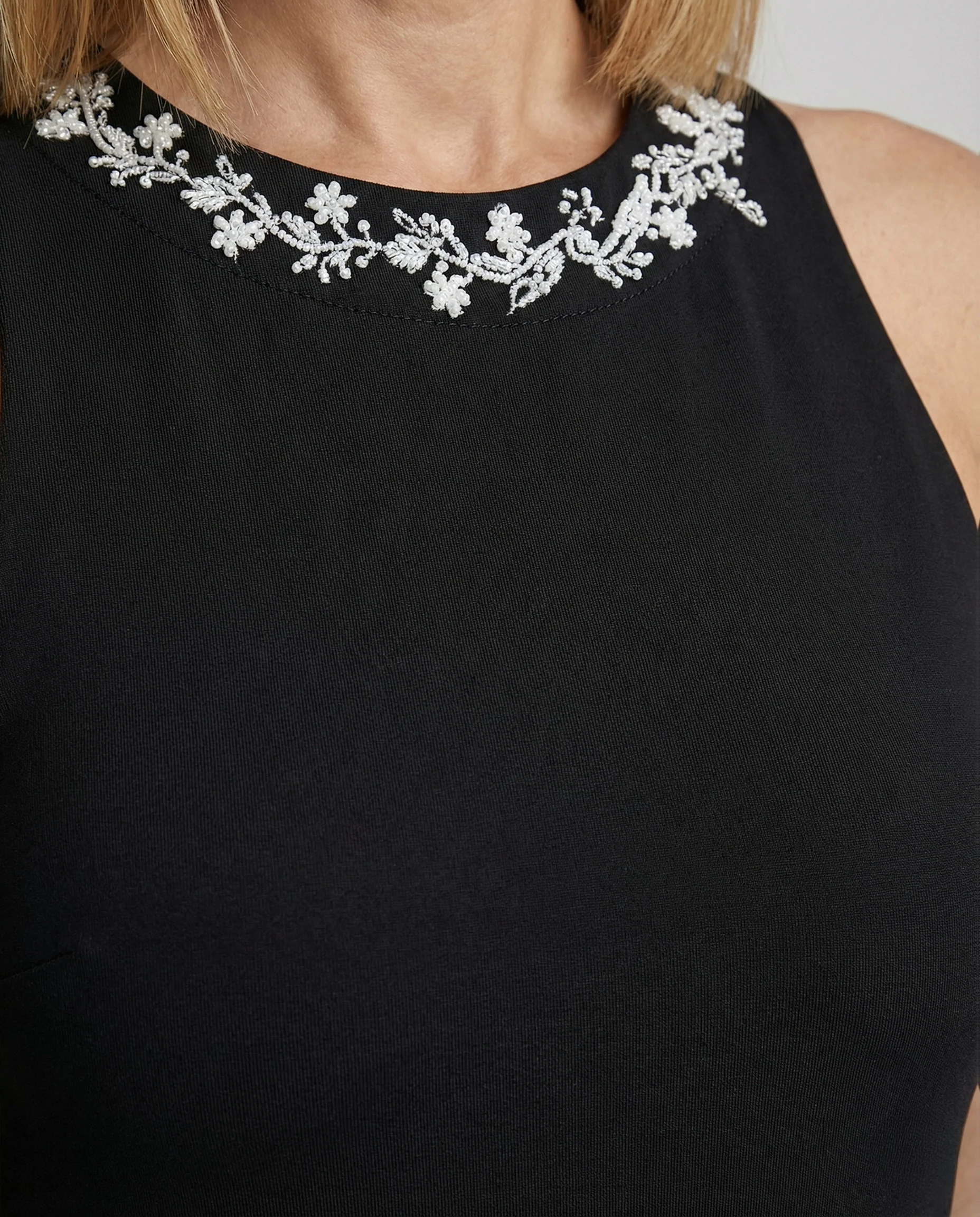 Damen Ärmelloses Maxikleid mit Rippoberteil - Image 4