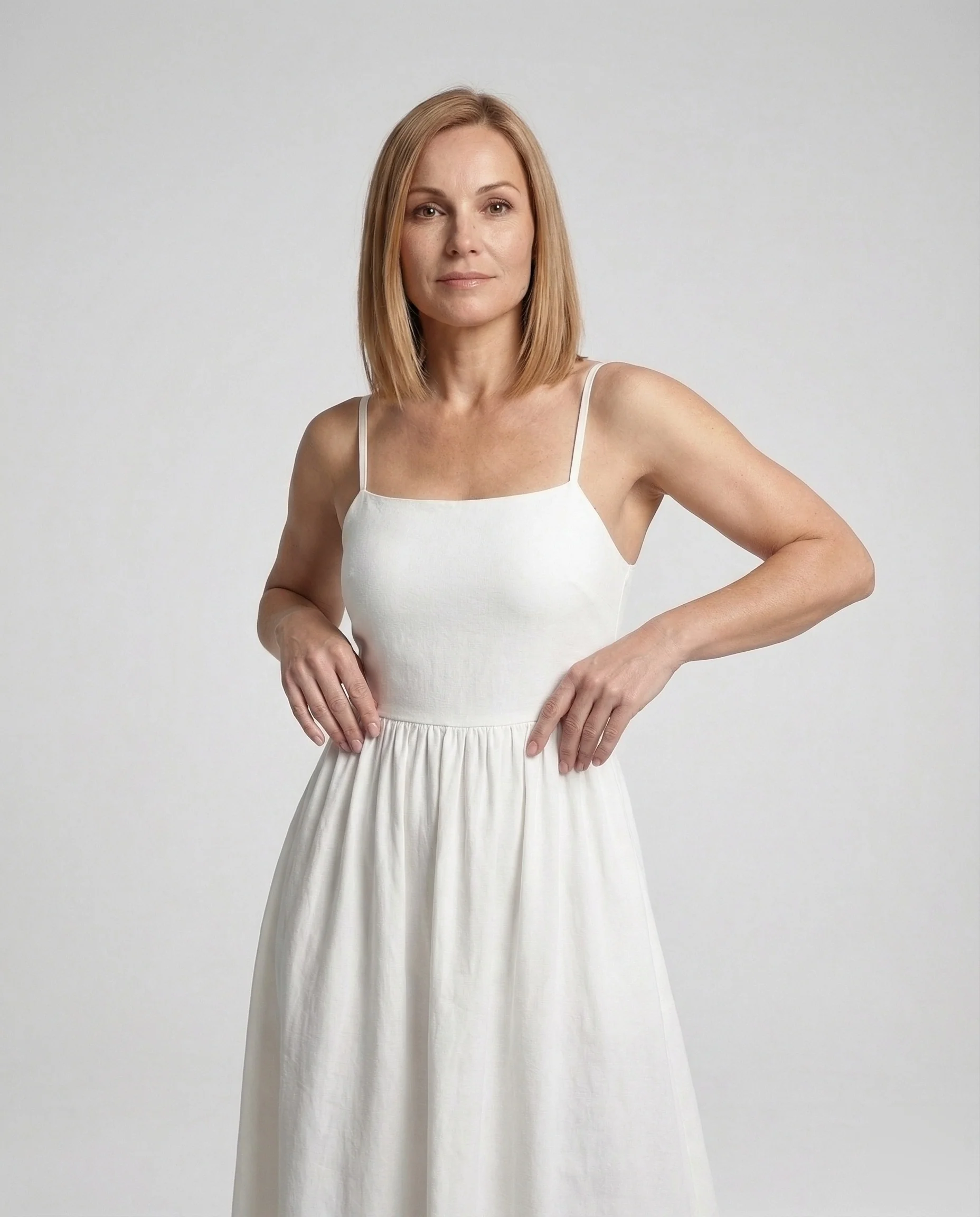 Damen Ärmelloses Abendkleid mit Quadratischem Ausschnitt - Image 2
