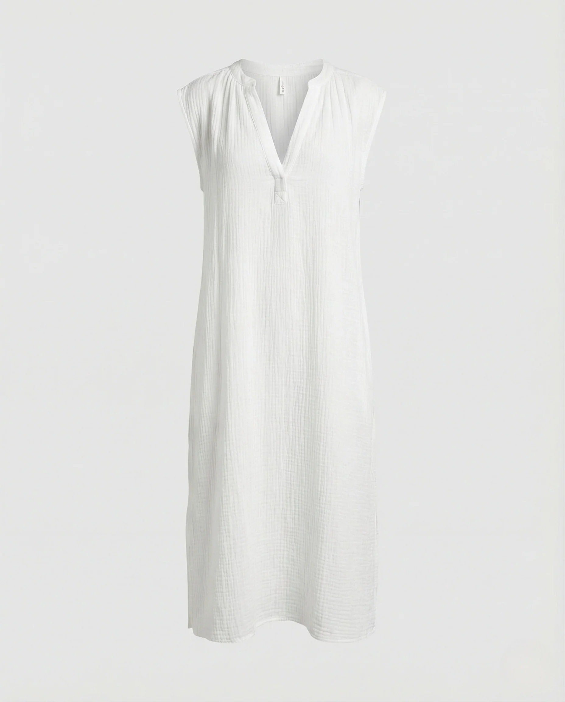 Damen Maxikleid Sommer A-Linie V-Ausschnitt - Image 4