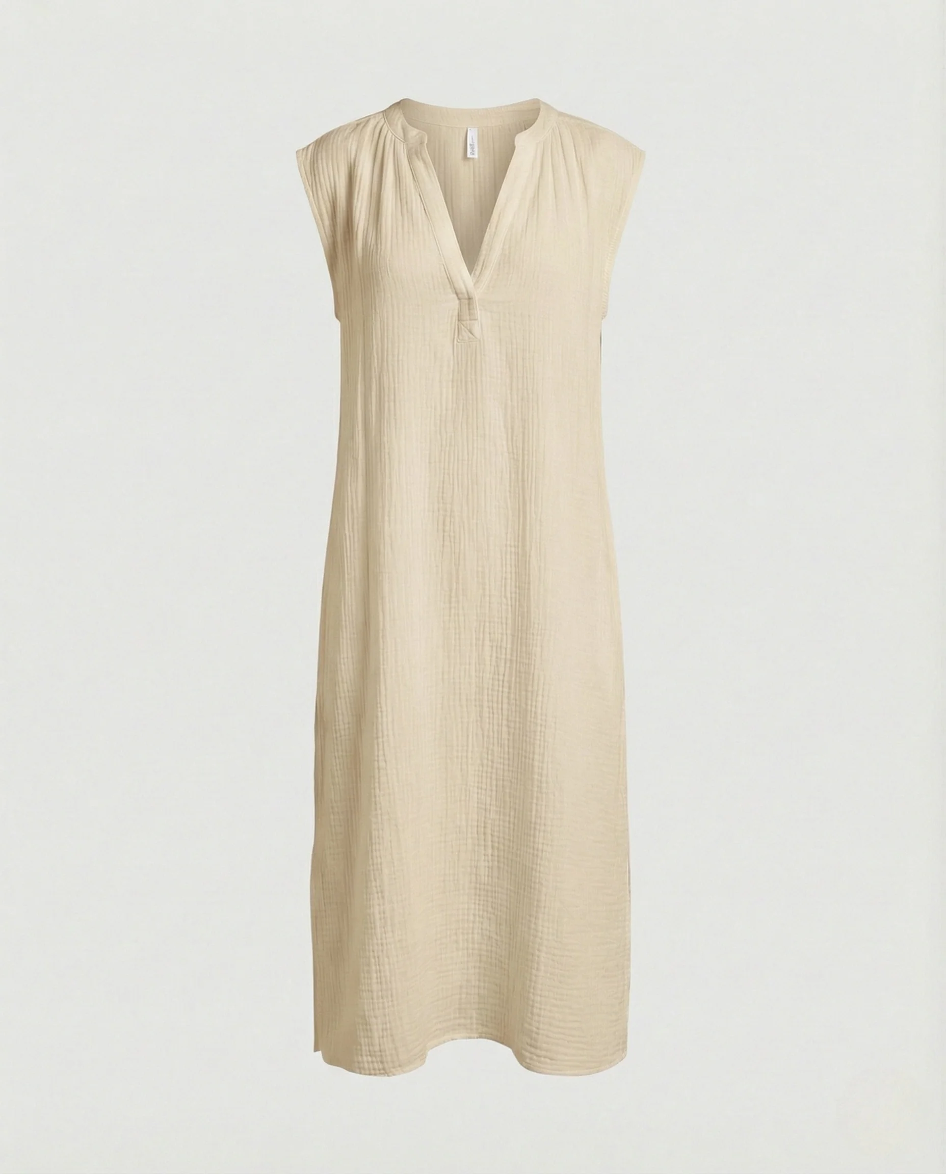 Damen Maxikleid Sommer A-Linie V-Ausschnitt - Image 5
