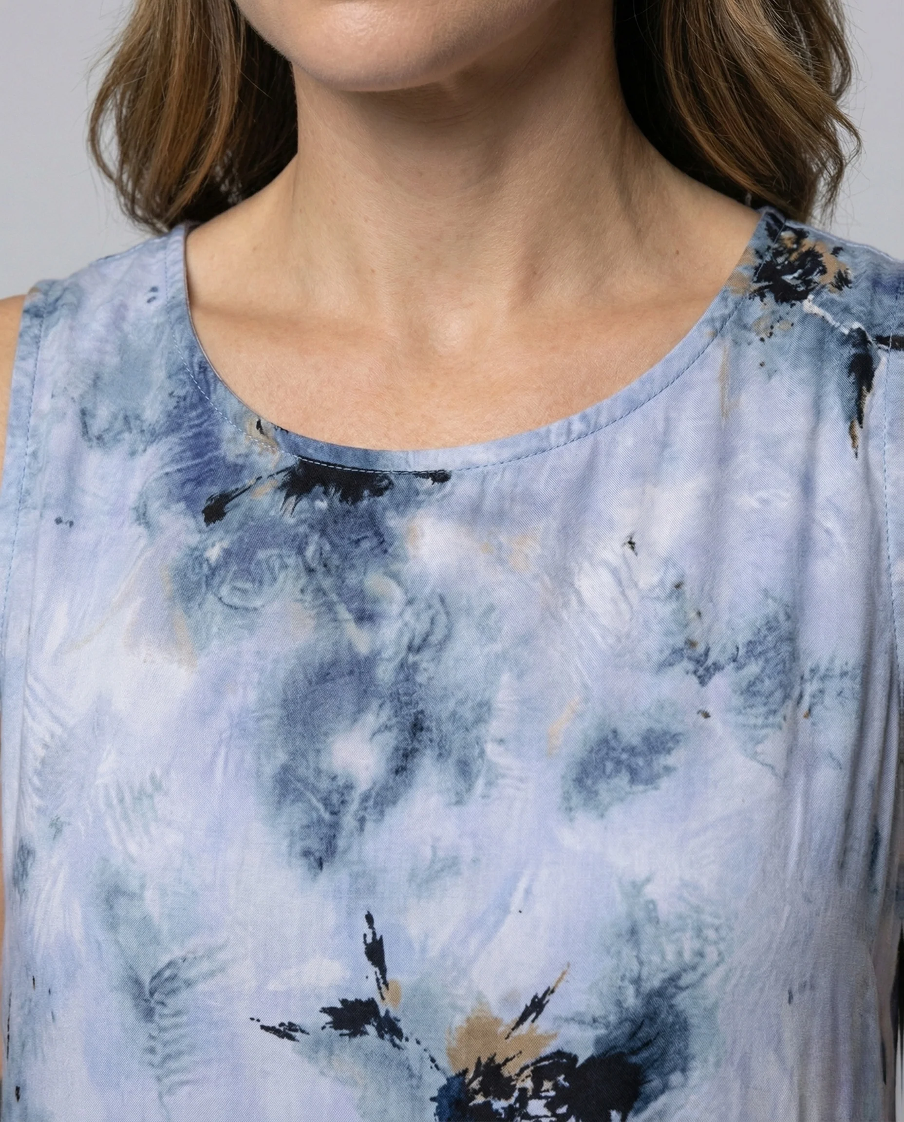 Damen Gestuftes Maxikleid mit Blumenprint - Image 3