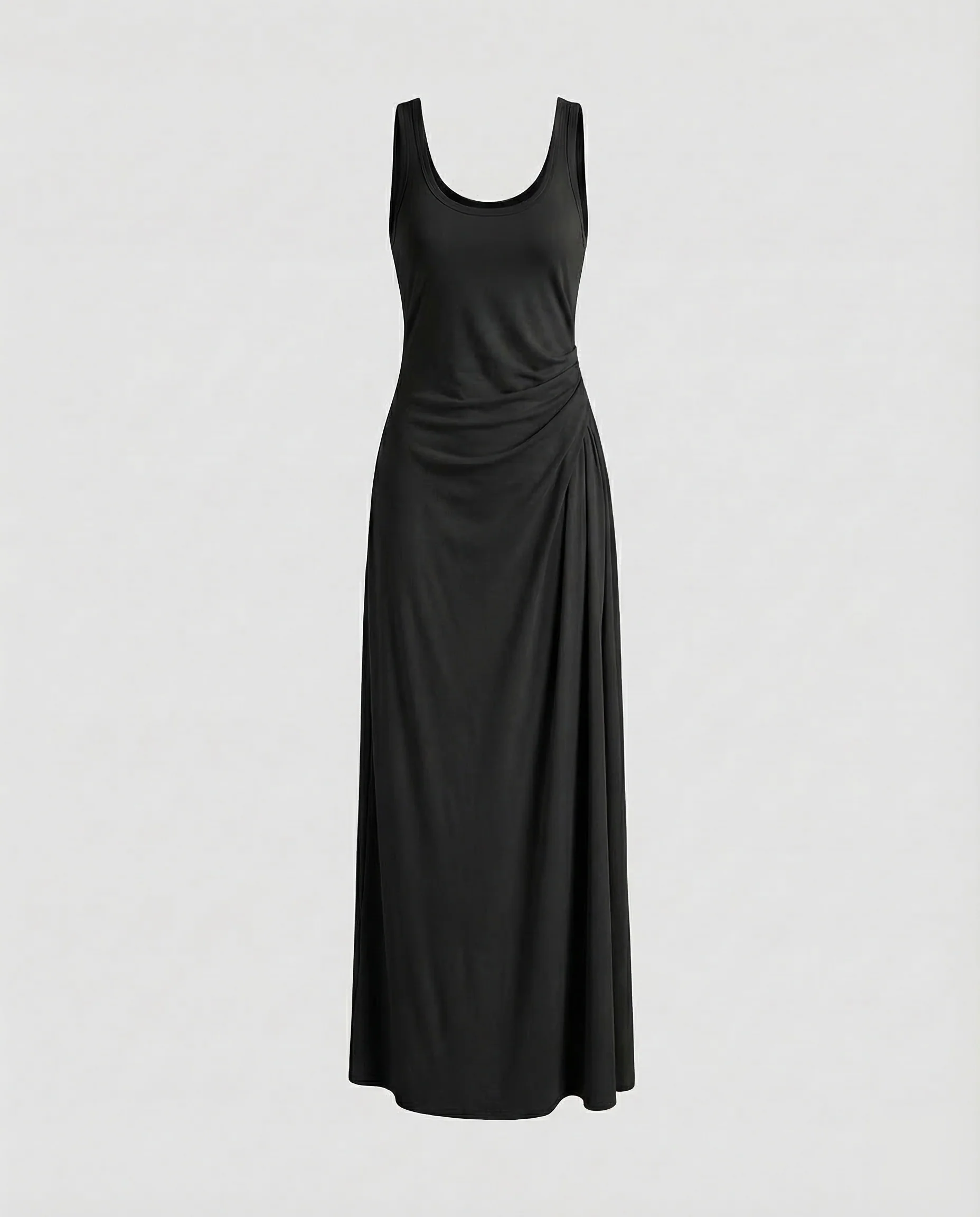 Damen Jersey Maxikleid Ärmellos - Image 6