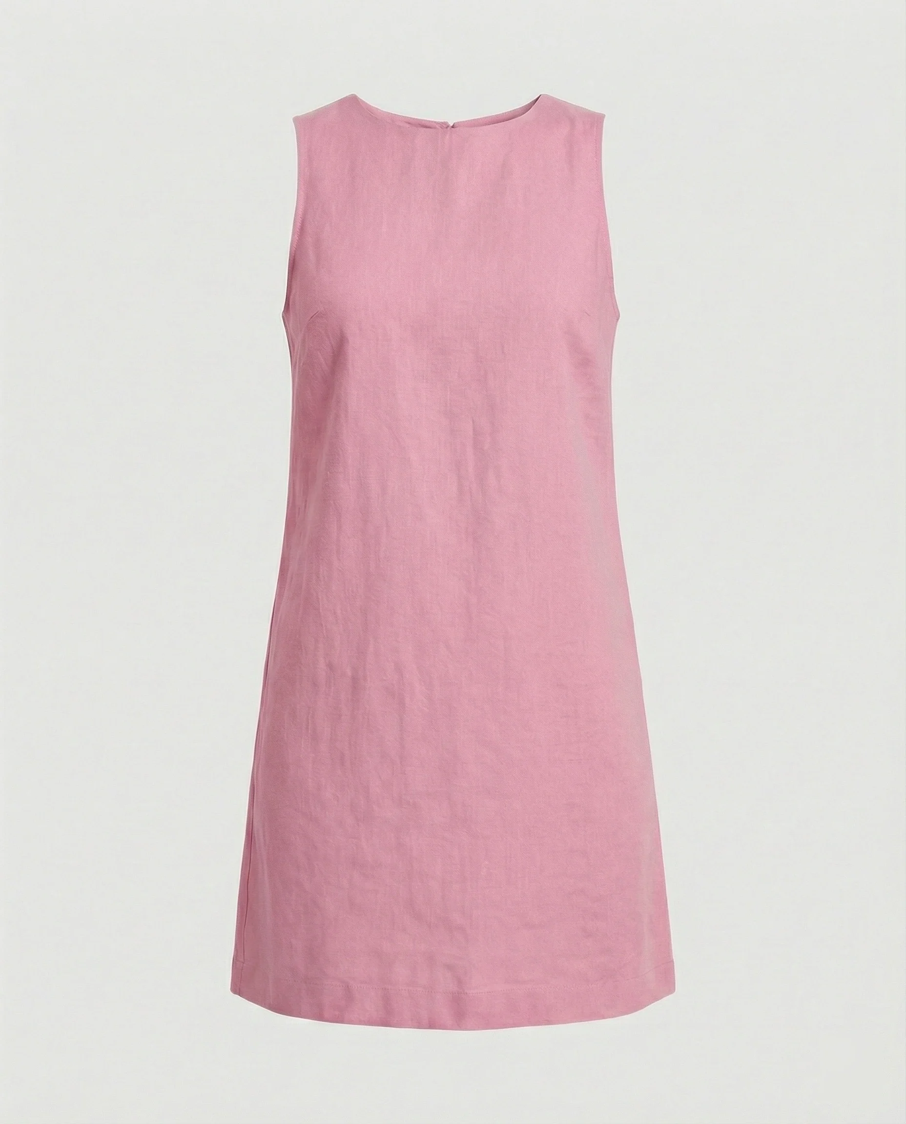 Damen Freizeitkleid Leinen A-Linie - Image 2