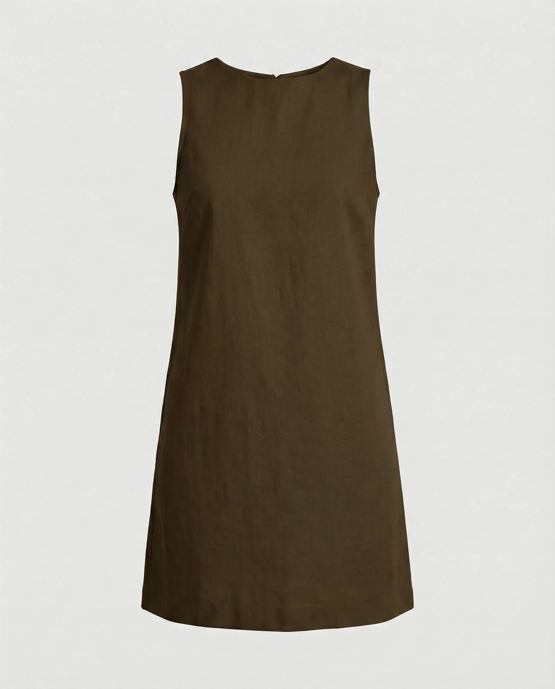 Damen Freizeitkleid Leinen A-Linie - Image 3
