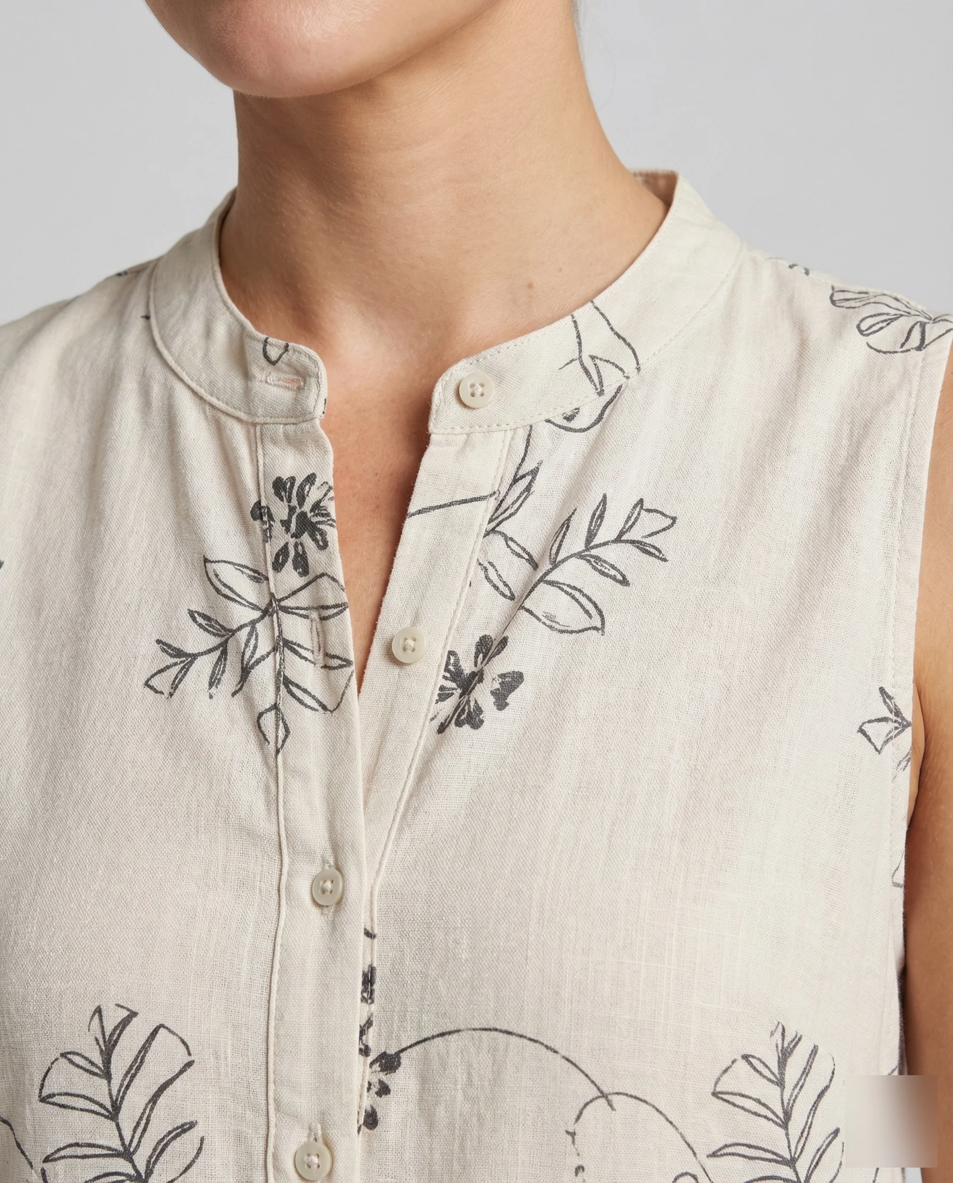 Damen Stufen Maxikleid mit floralem Print - Image 3