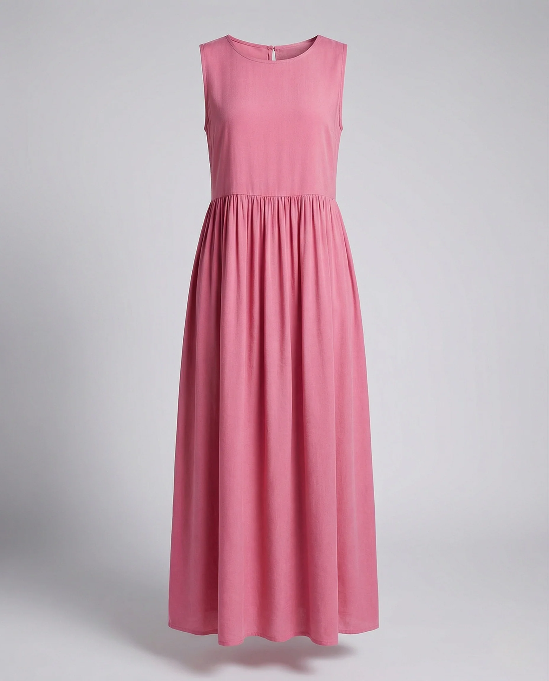 Damen Ärmelloses Maxikleid mit Schmetterlingsprint - Image 11