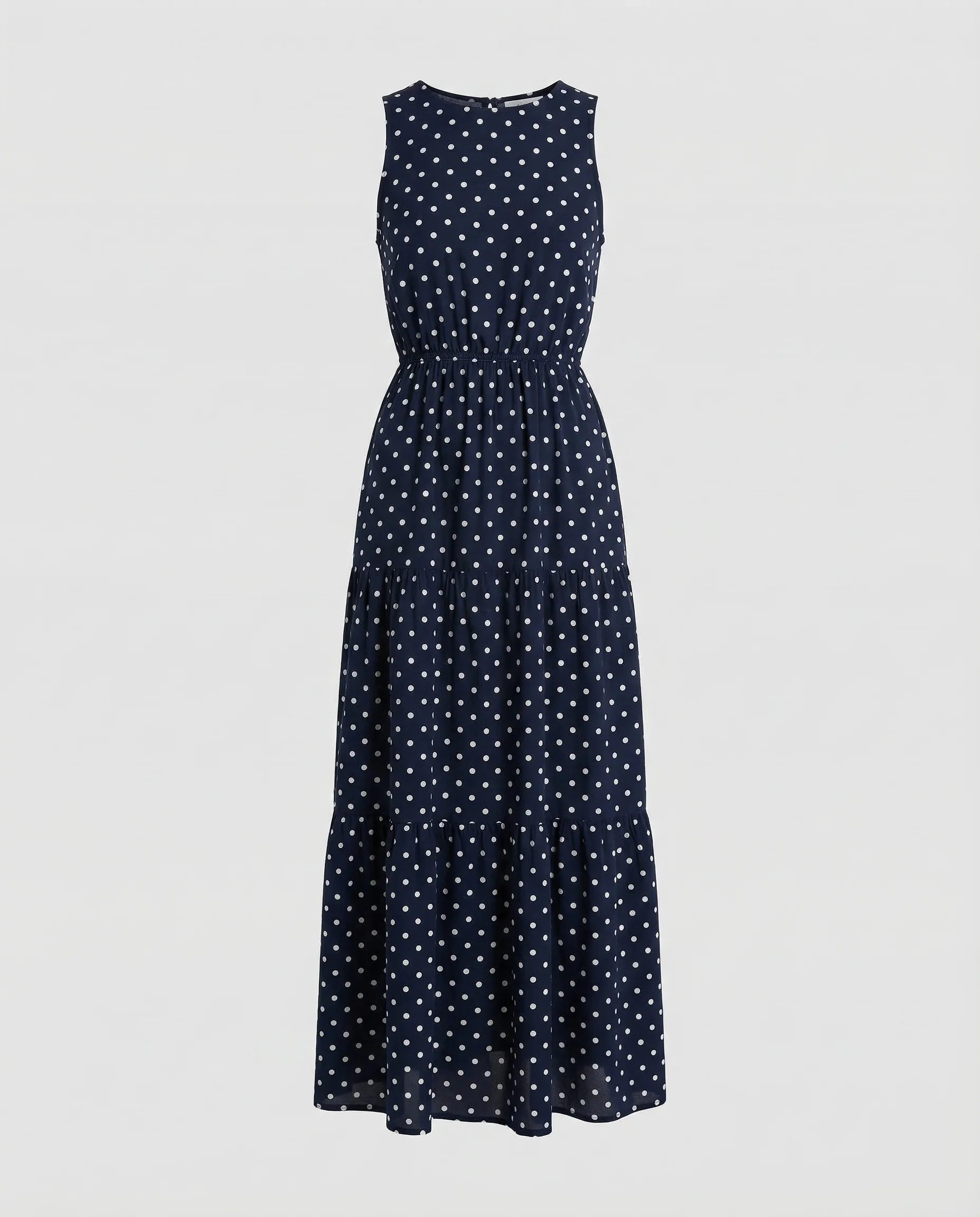 Damen Maxikleid Ärmellos Stufen - Image 5