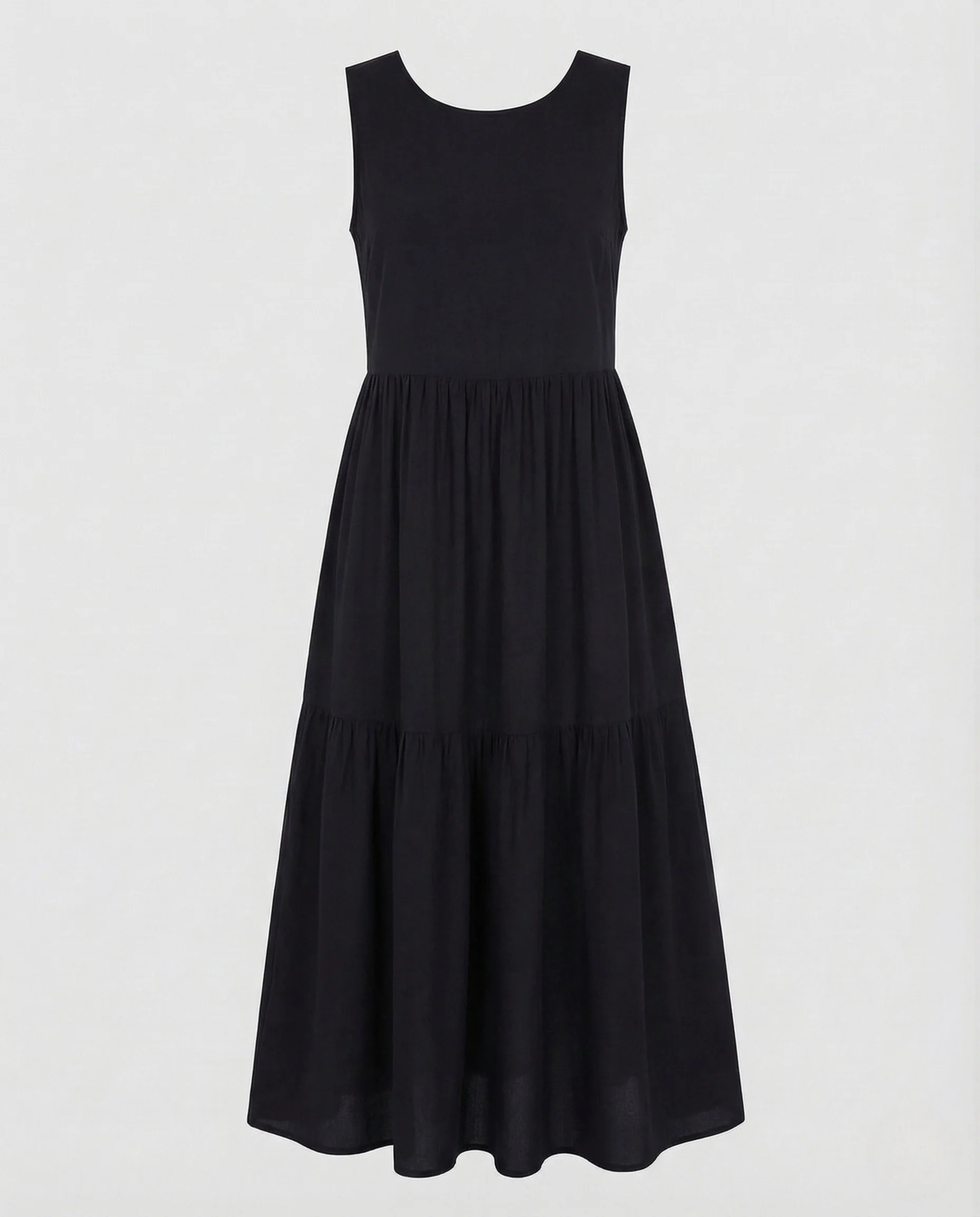 Damen Maxikleid Stufenrock Print - Image 10