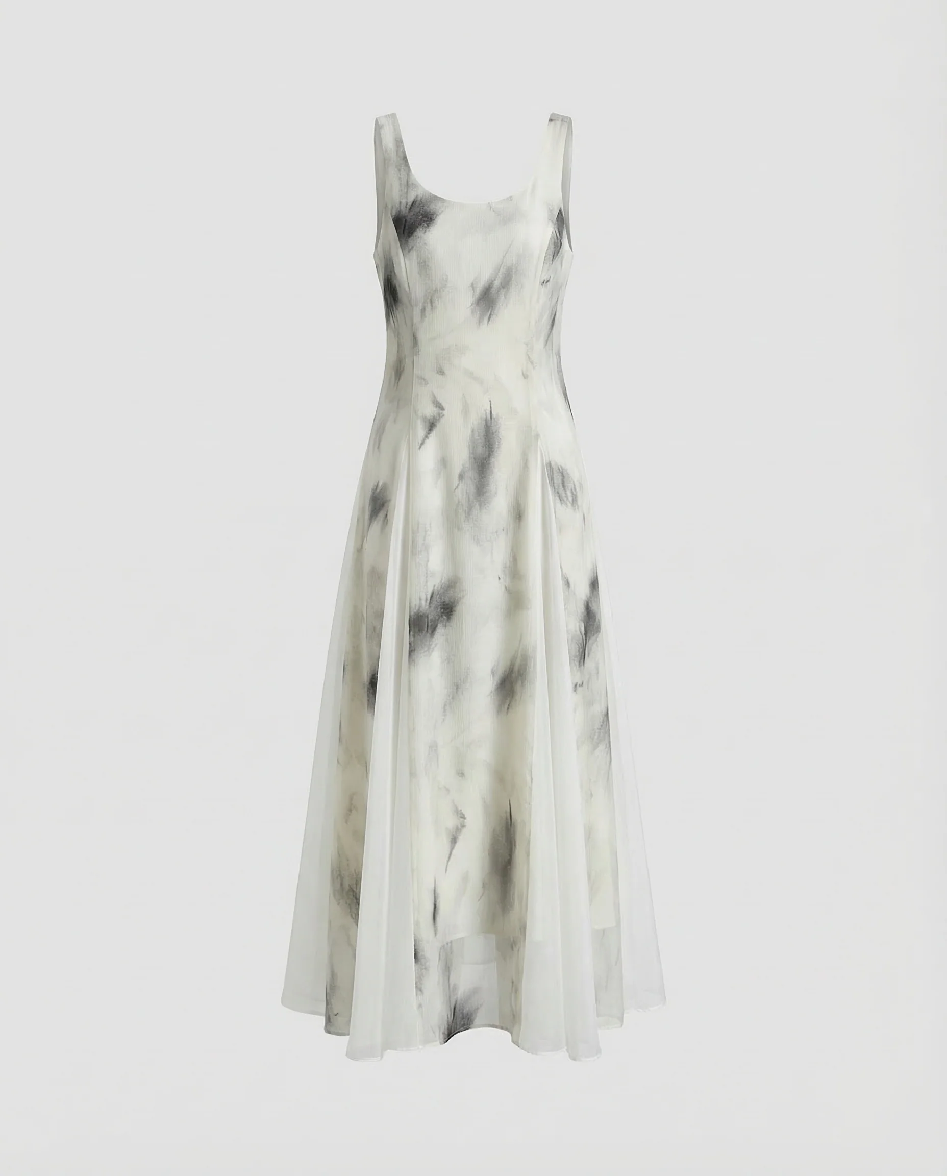 Damen Maxikleid Chiffon A Linie - Image 4