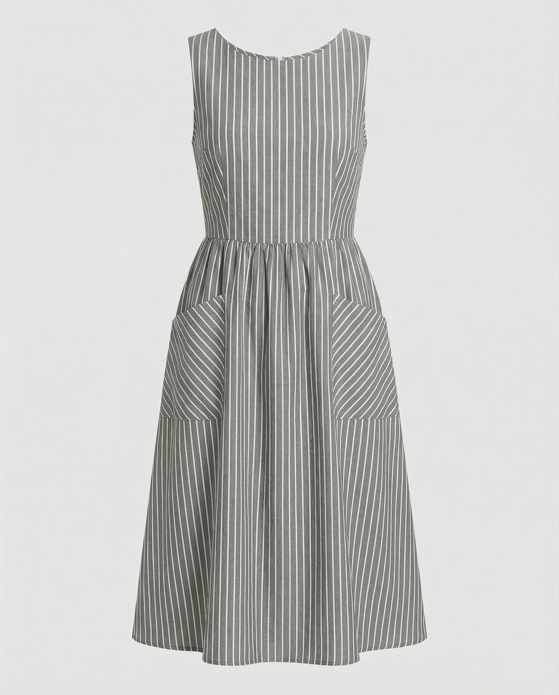 Freizeitkleid Damen Midikleid A-Linie - Image 5