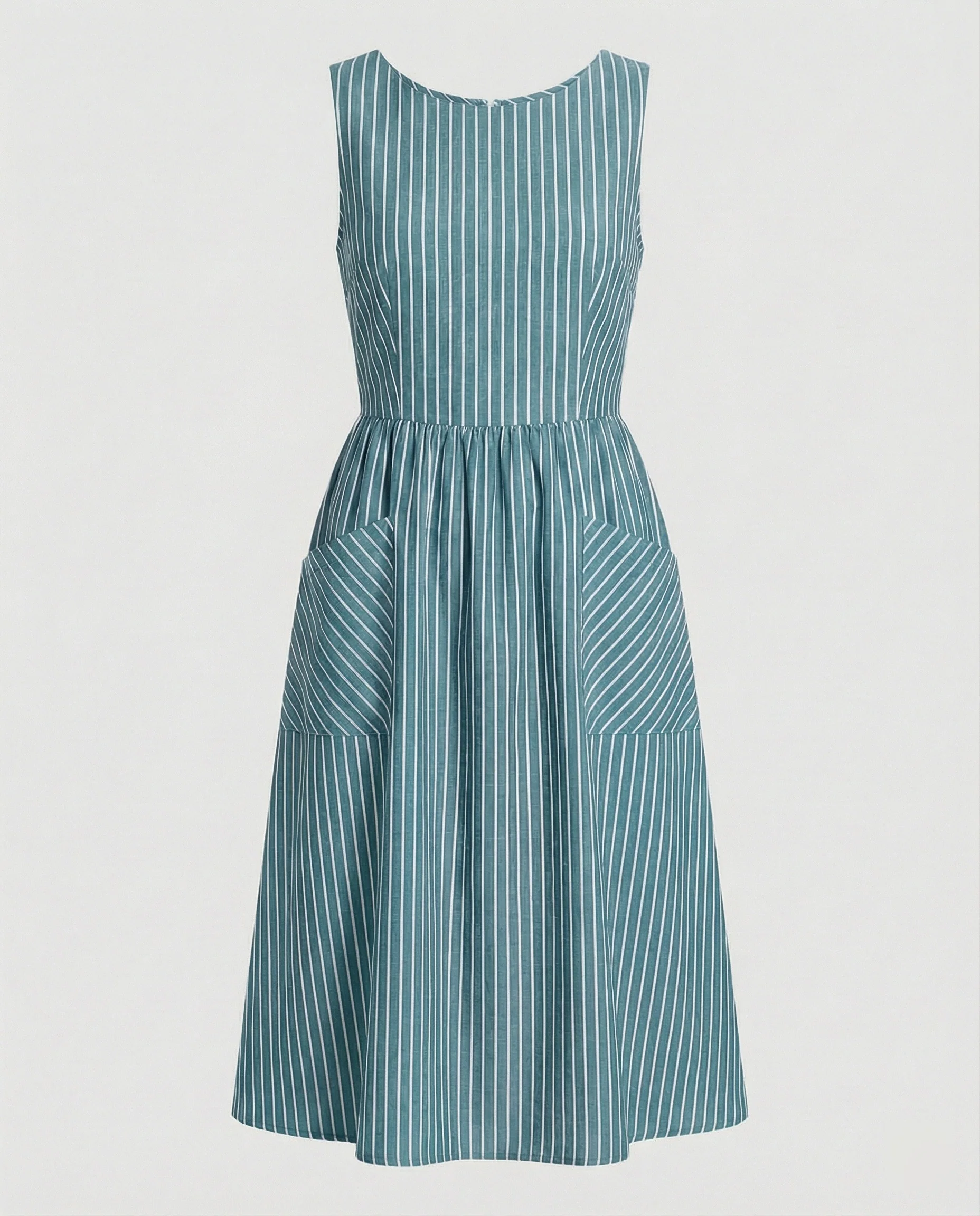 Freizeitkleid Damen Midikleid A-Linie - Image 6