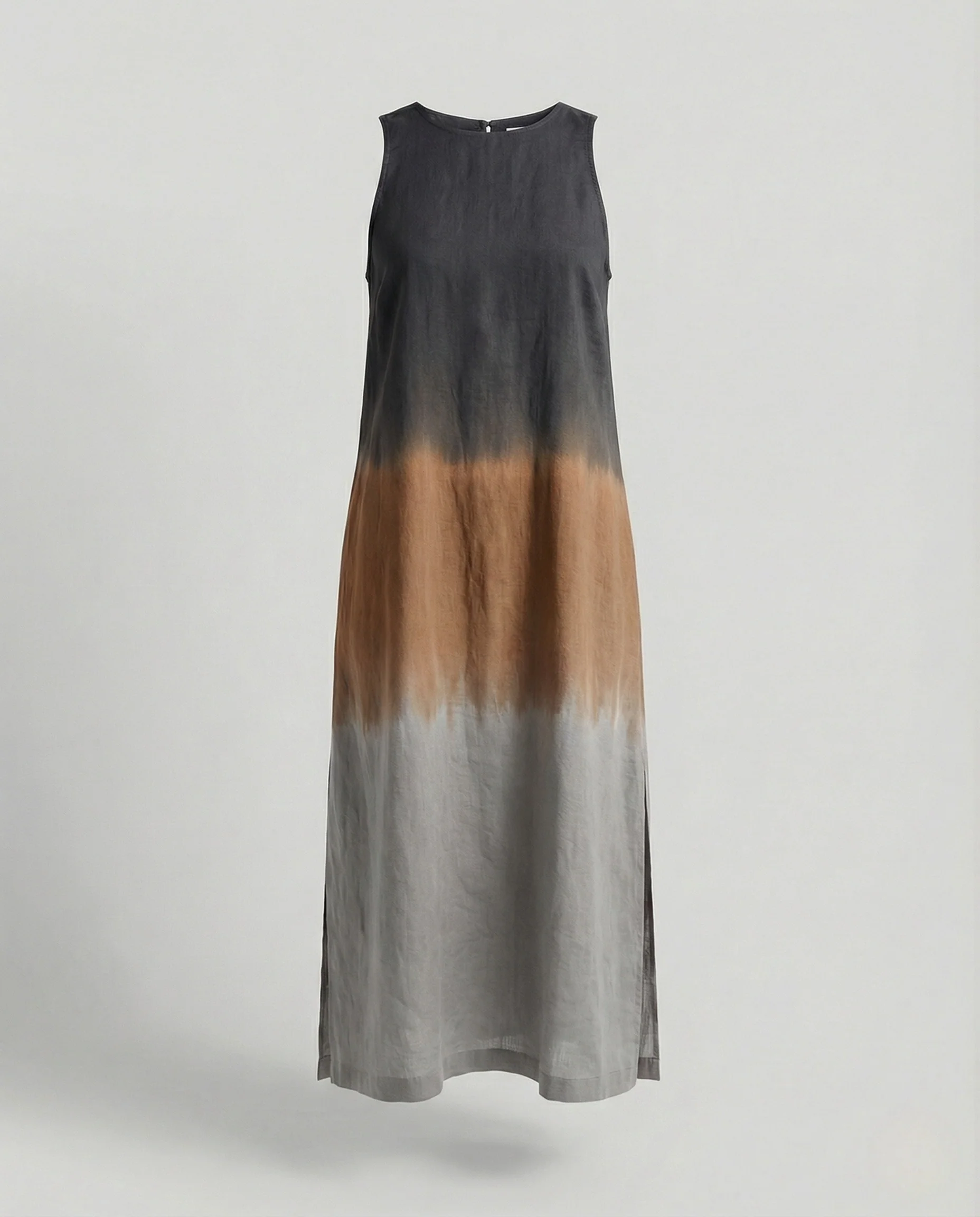 Damen Midikleid Satinoptik mit Schlitz - Image 10