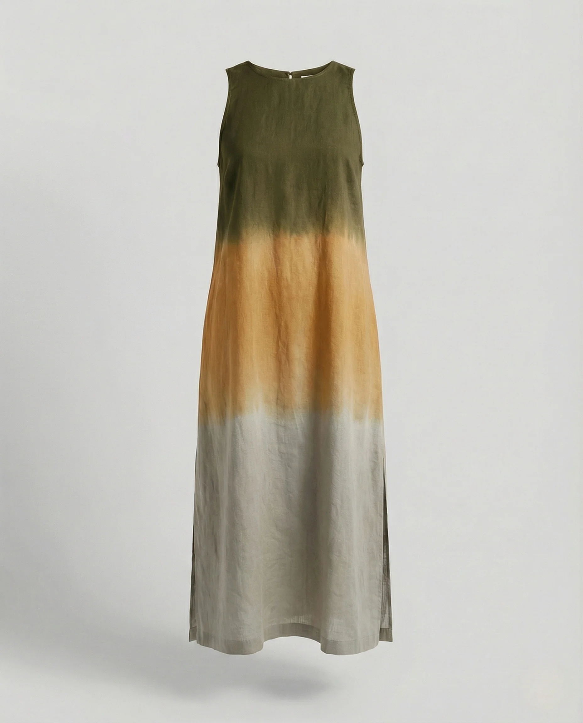 Damen Midikleid Satinoptik mit Schlitz - Image 11