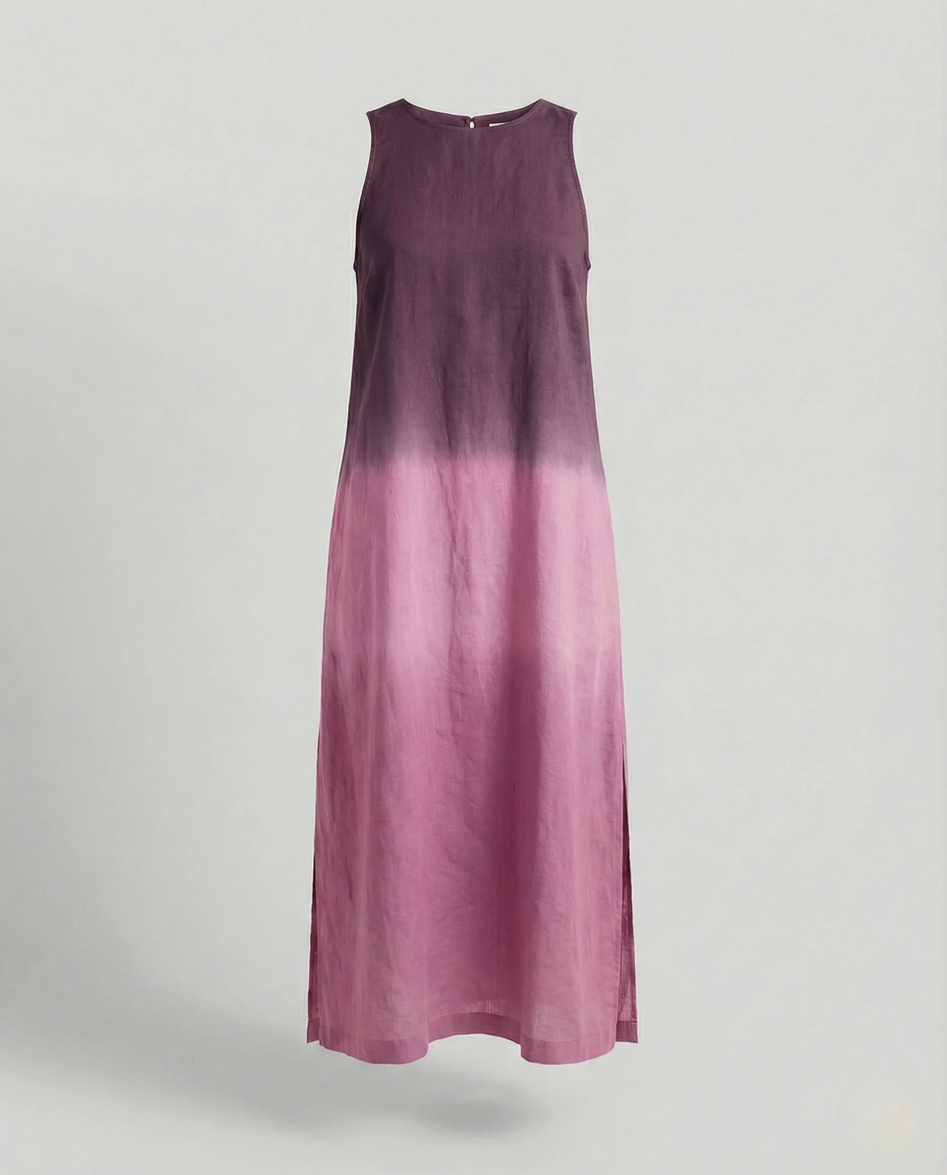 Damen Midikleid Satinoptik mit Schlitz - Image 6