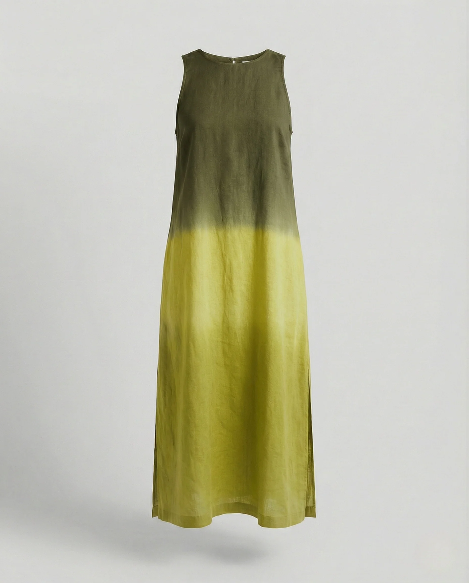 Damen Midikleid Satinoptik mit Schlitz - Image 7