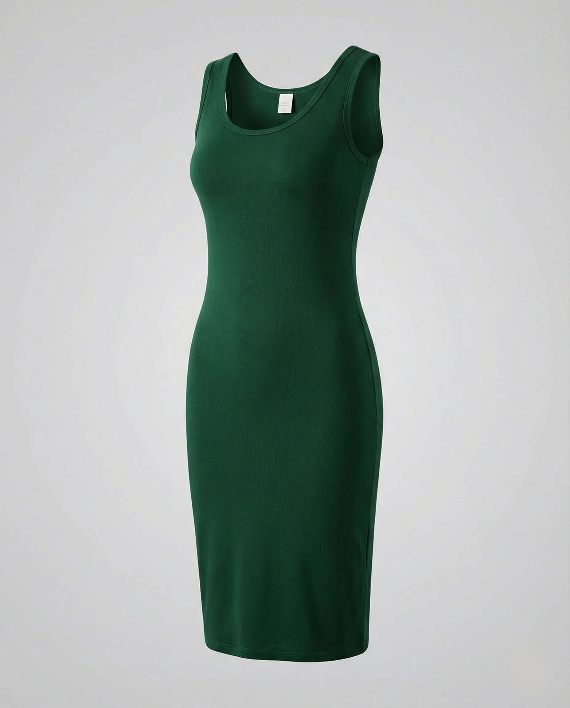 Damen Stretch Jersey Midikleid Figurbetont - Image 5
