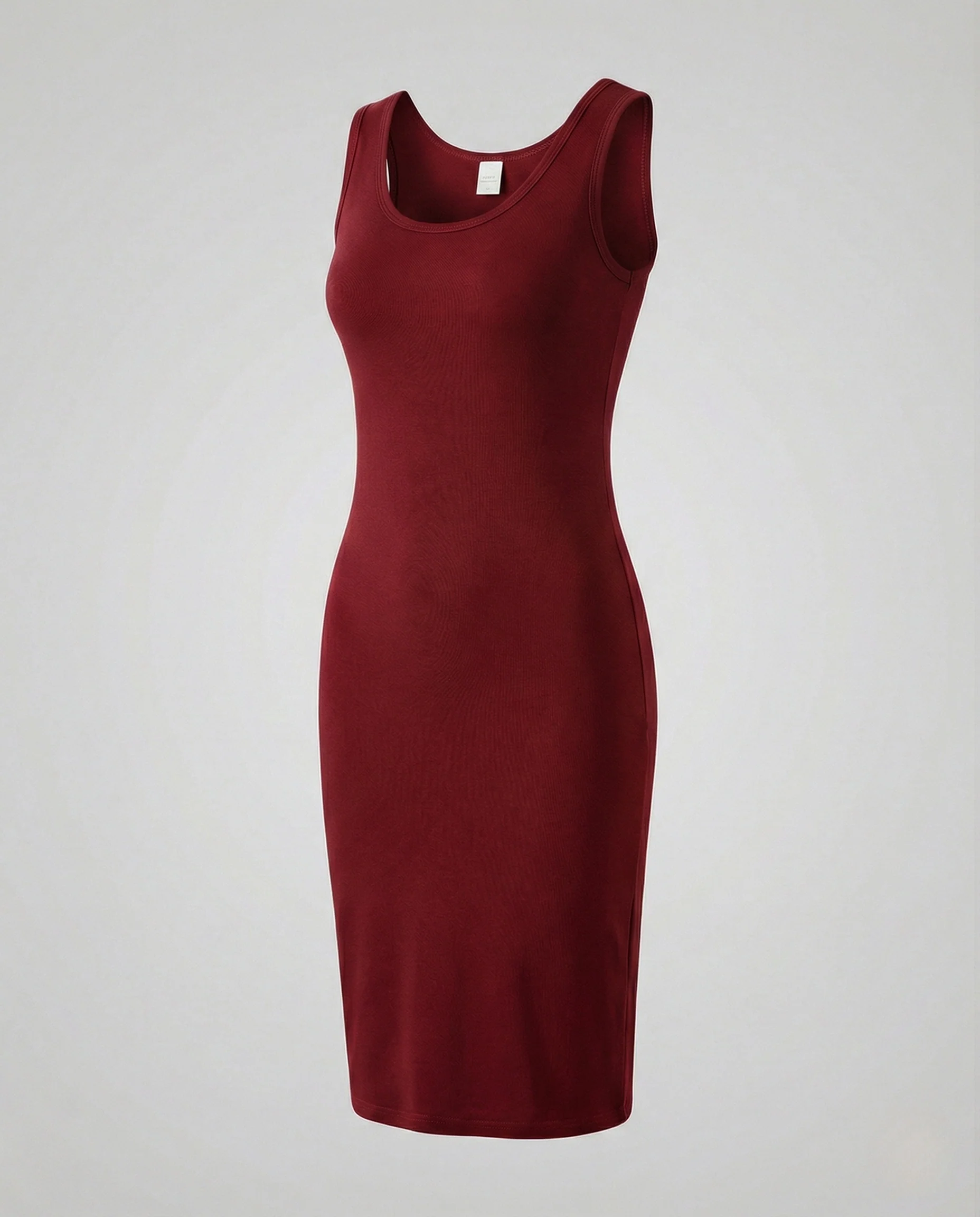 Damen Stretch Jersey Midikleid Figurbetont - Image 8