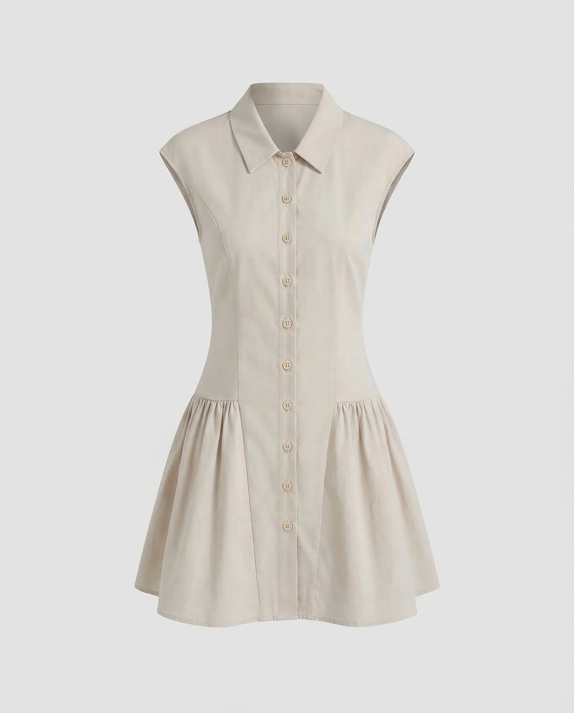 Damen Sommerkleid Hemdkragen - Image 5