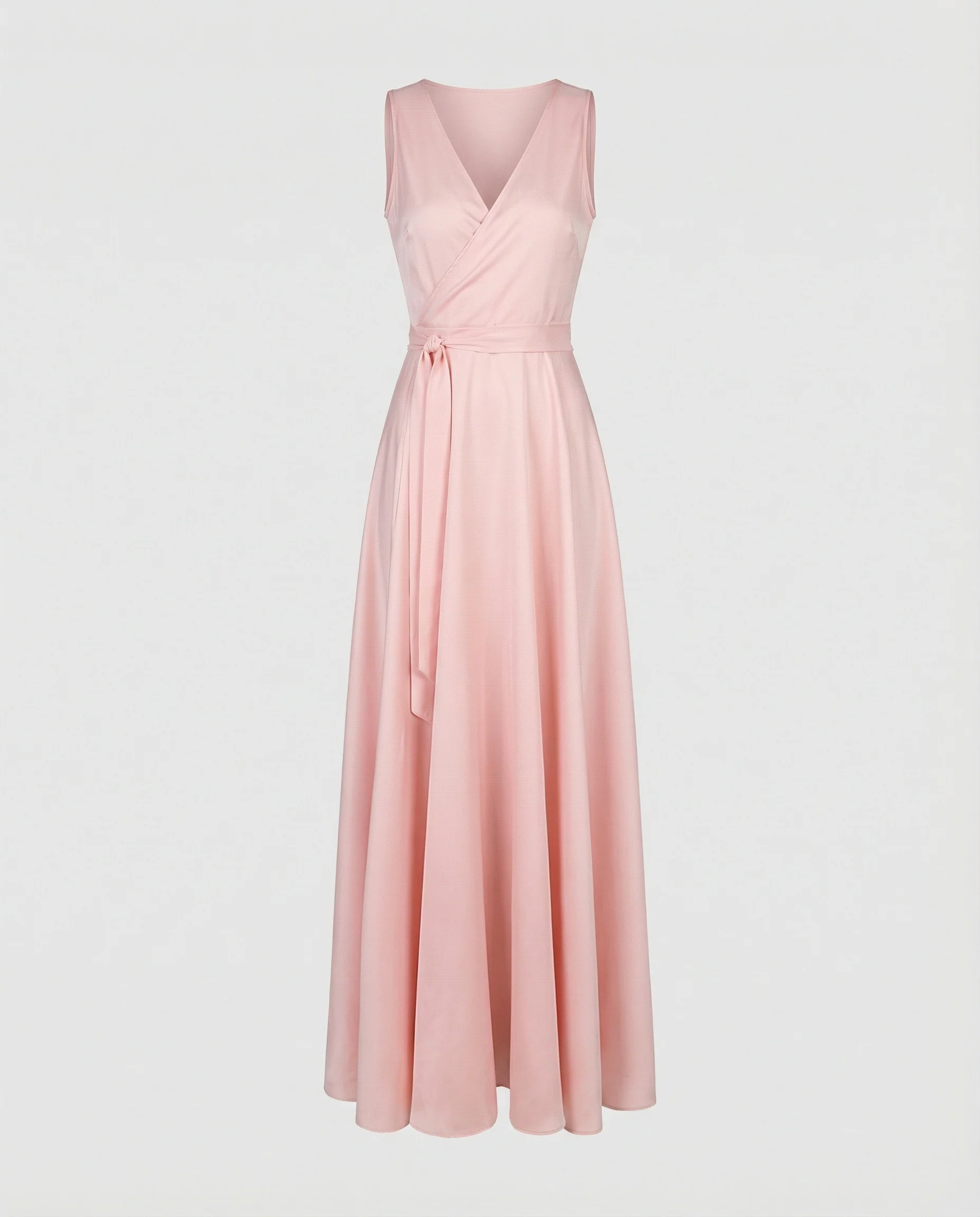 Damen Wickel Maxikleid mit Gürtel - Image 5