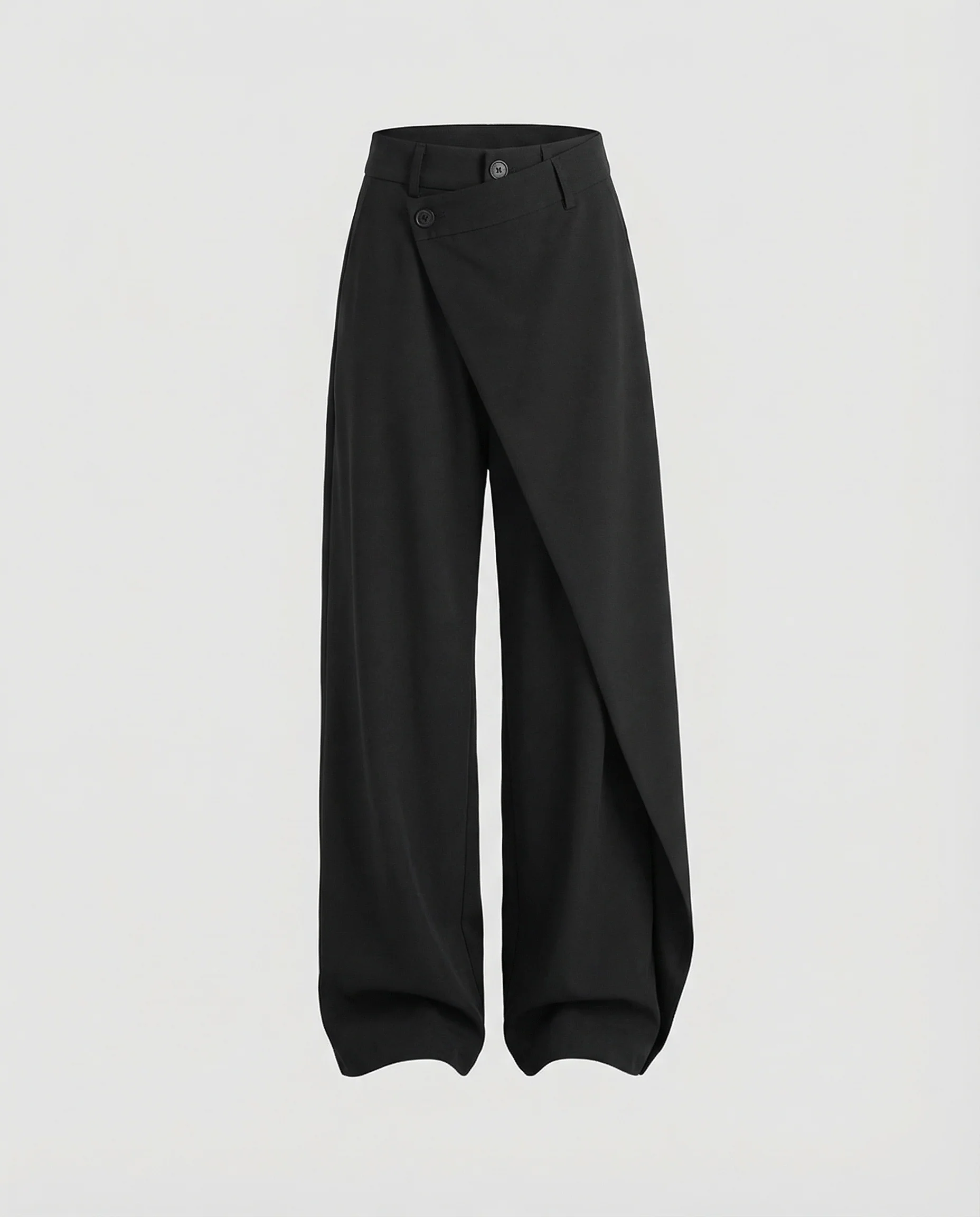 Damen Wickelhose Weit High Waist - Image 4