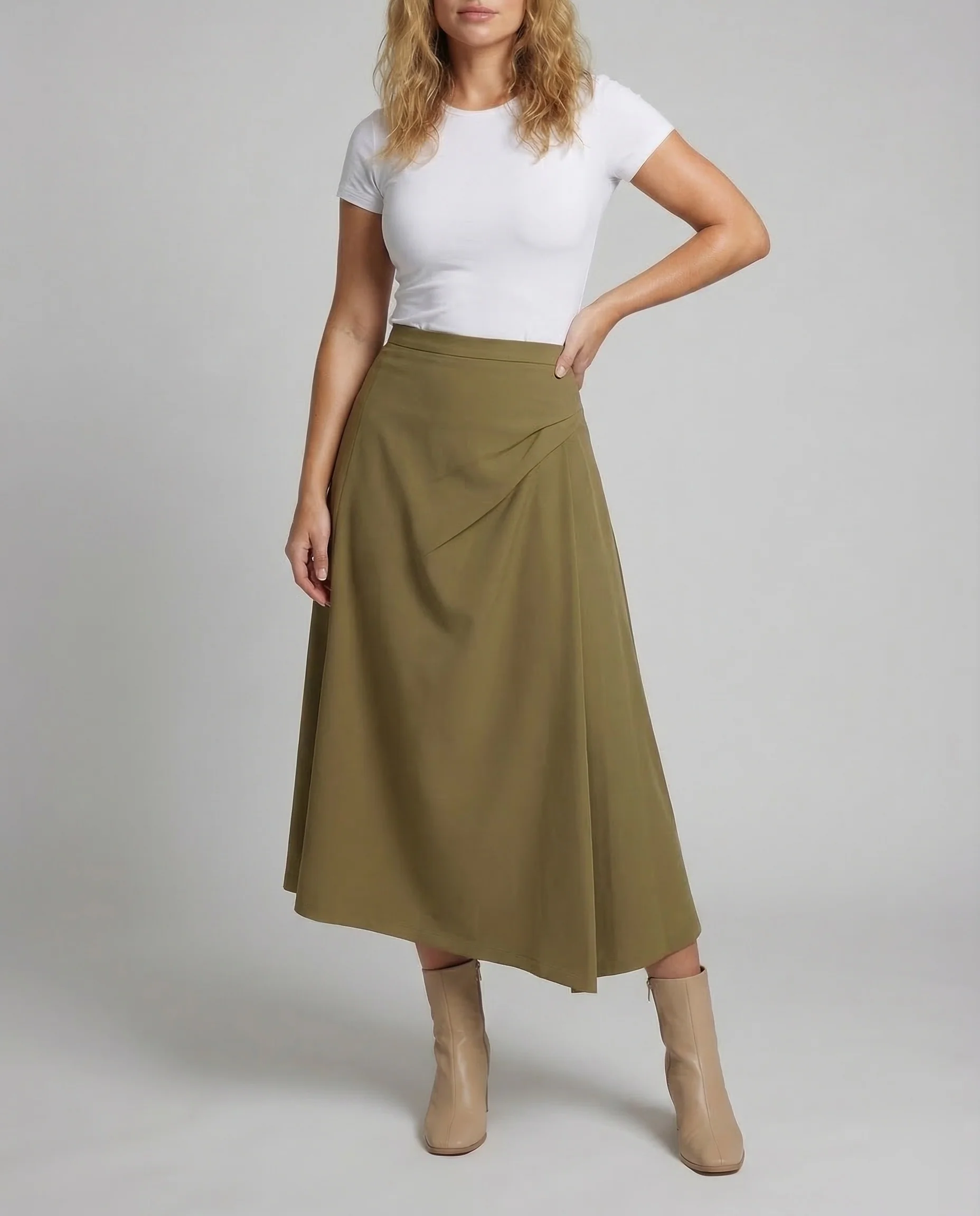 Damen Maxirock Asymmetrisch - Image 2