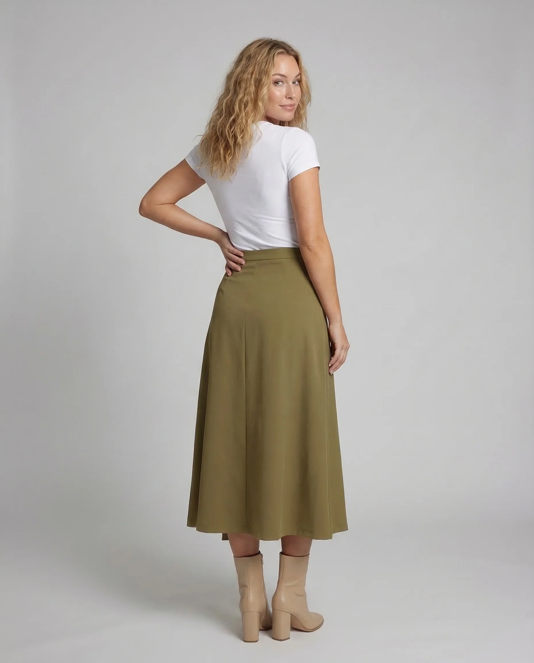 Damen Maxirock Asymmetrisch - Image 4