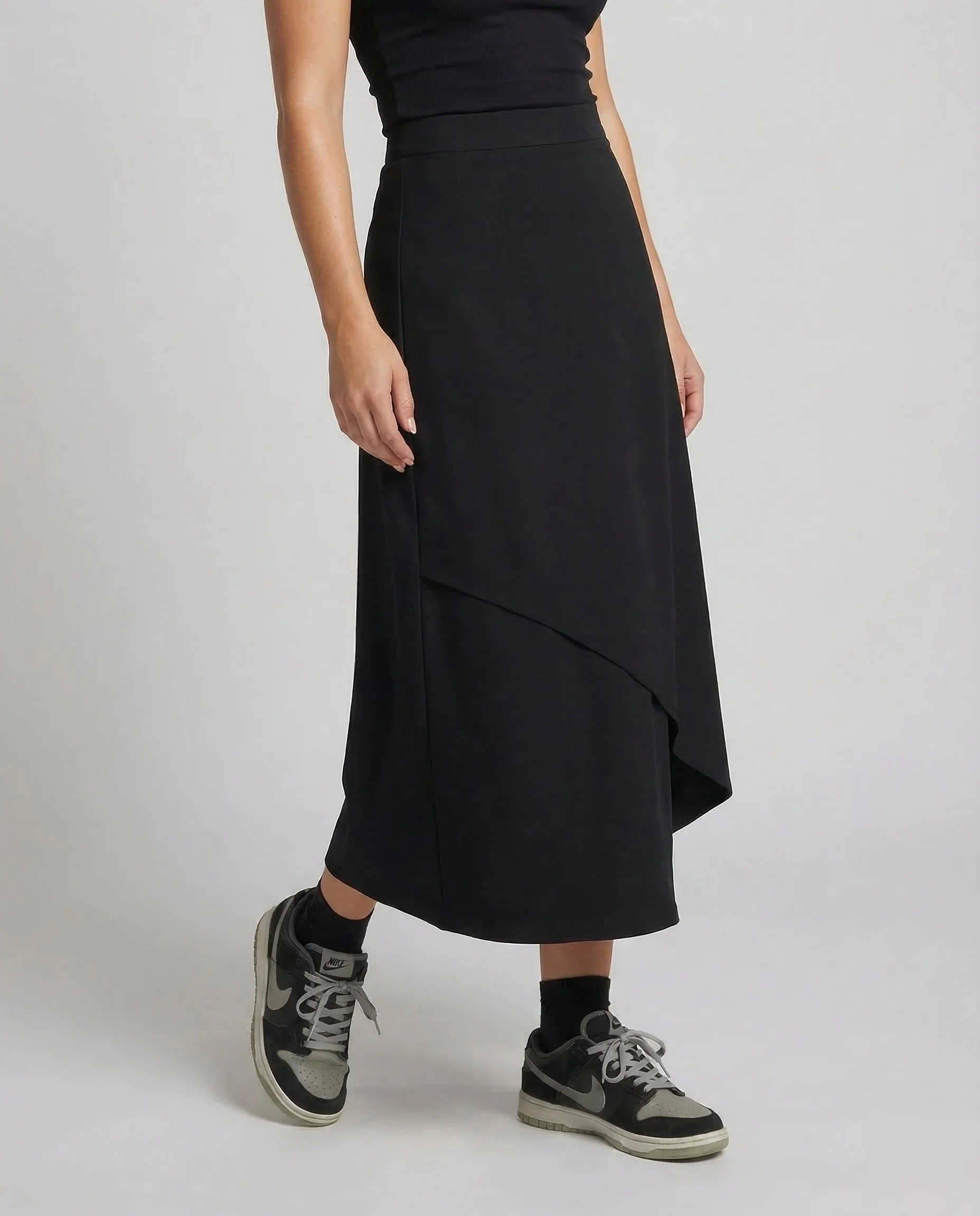 Damen Midirock Asymmetrisch - Image 2