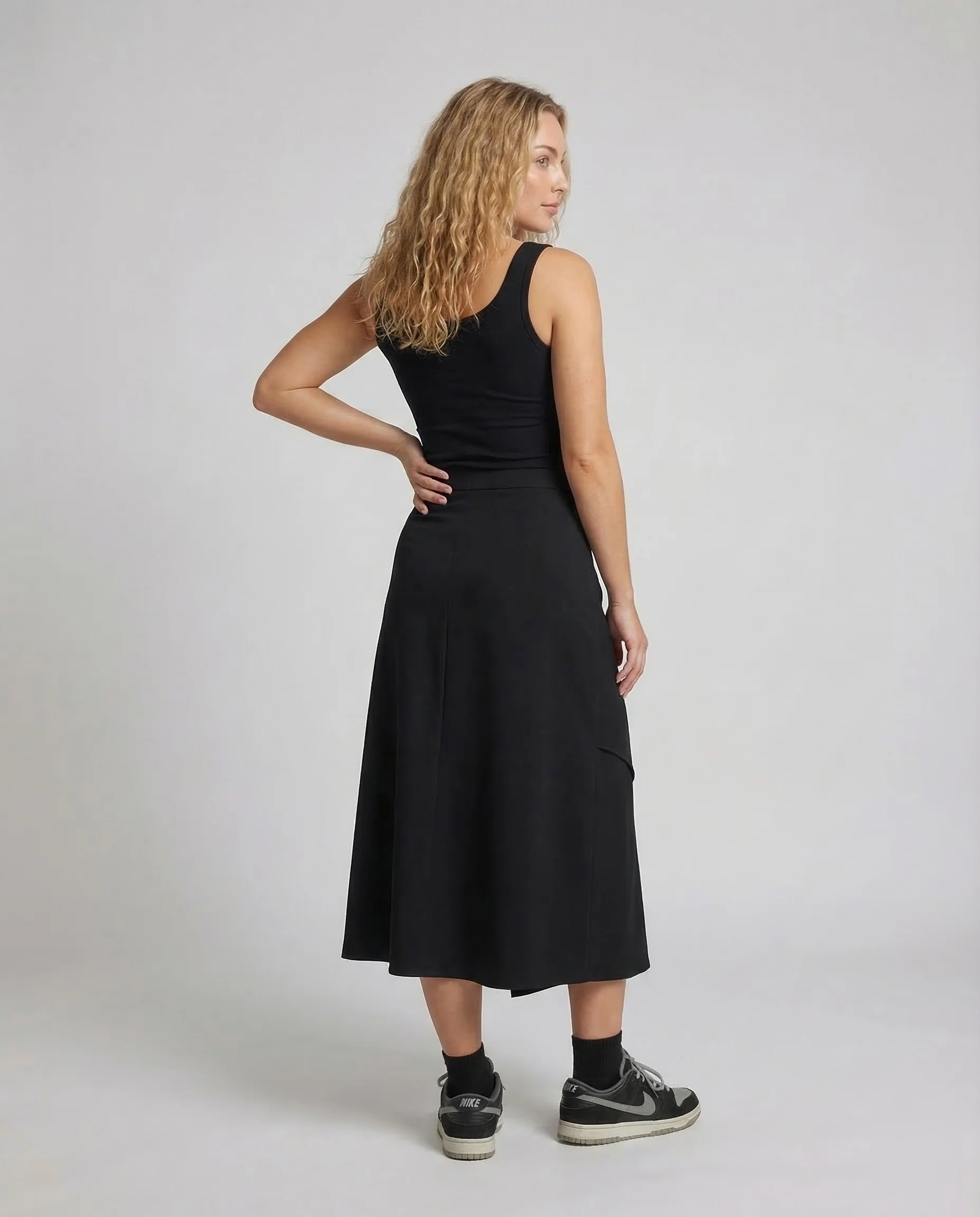 Damen Midirock Asymmetrisch - Image 4