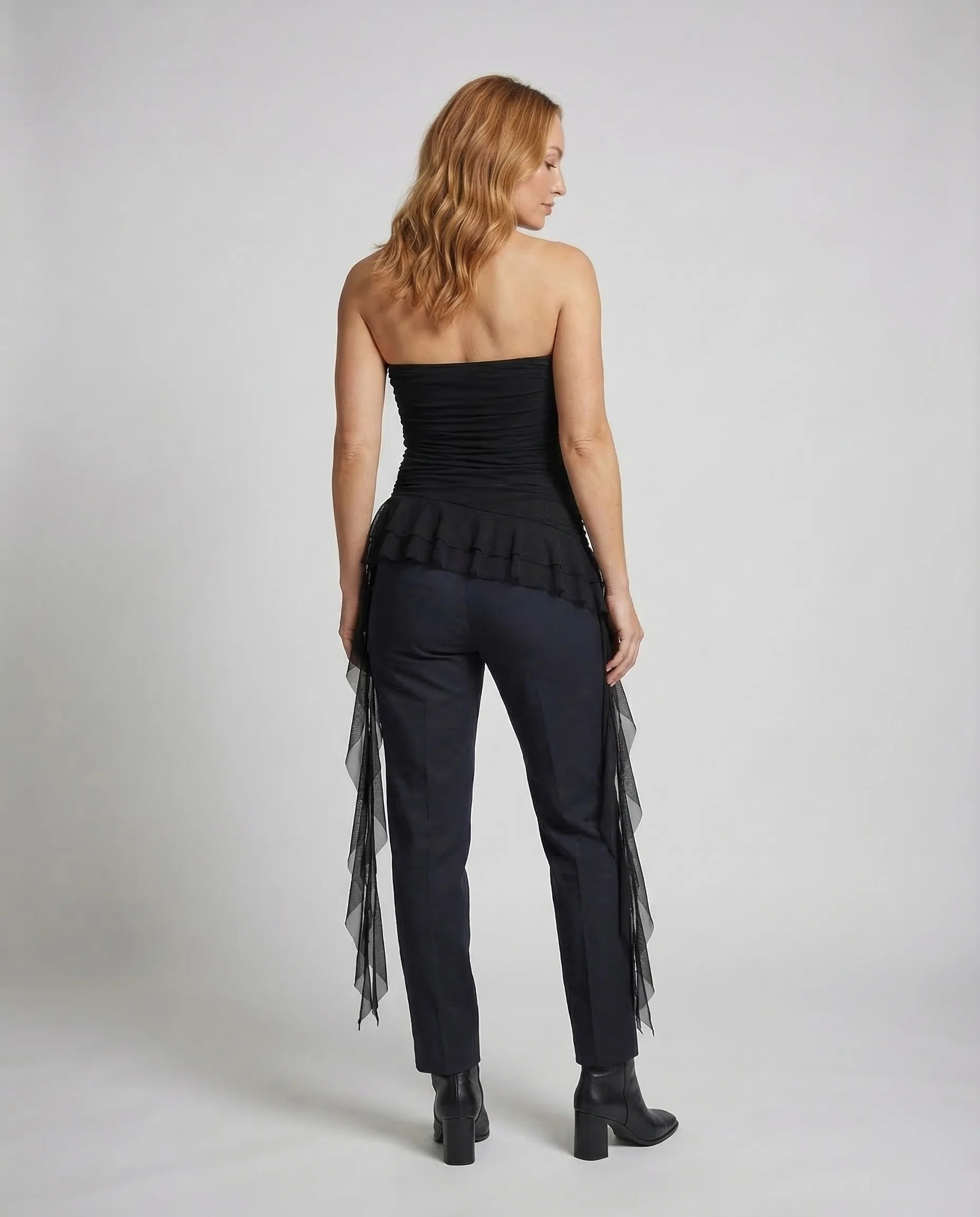 Damen Bandeau Top Corsage - Image 4