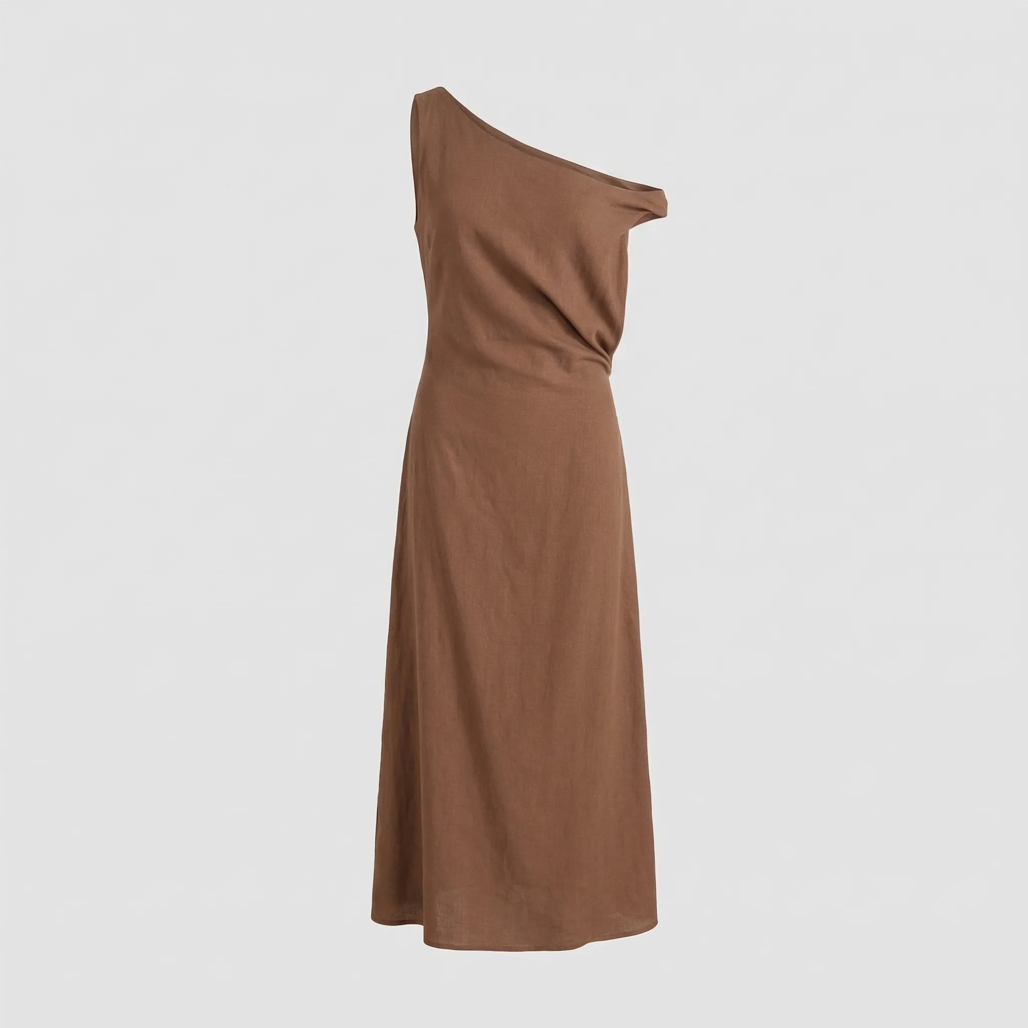 Damen Schulterfreies Maxikleid mit Drapierung - Image 5