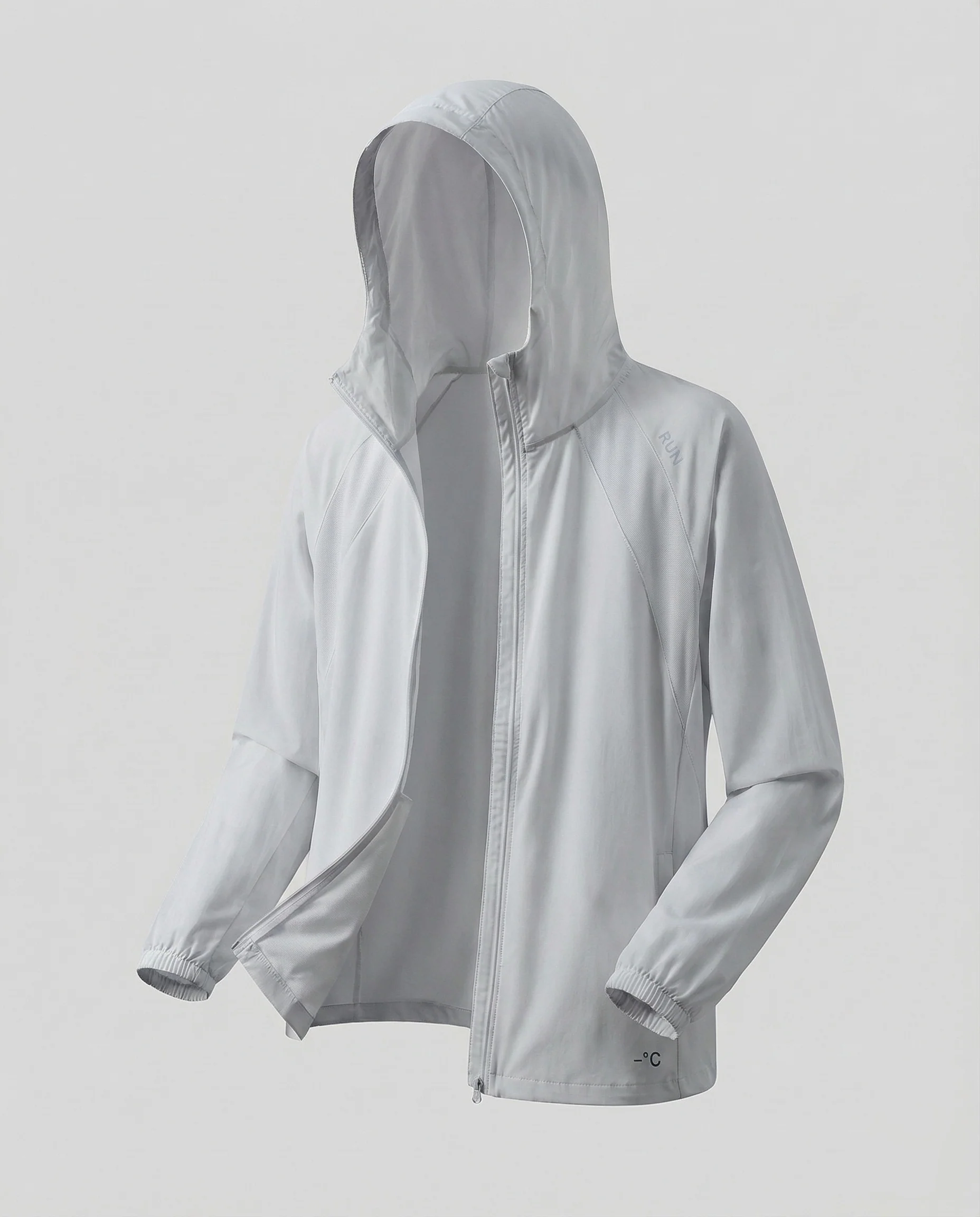 Damen Leichte Lauf- und Sonnenjacke mit Kapuze - Image 6