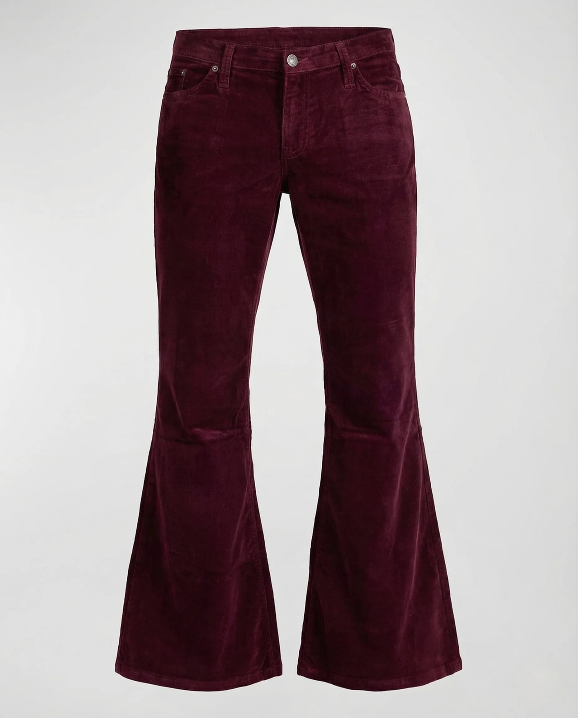Damen Cordhose Schlag High Waist Stretch - Image 5