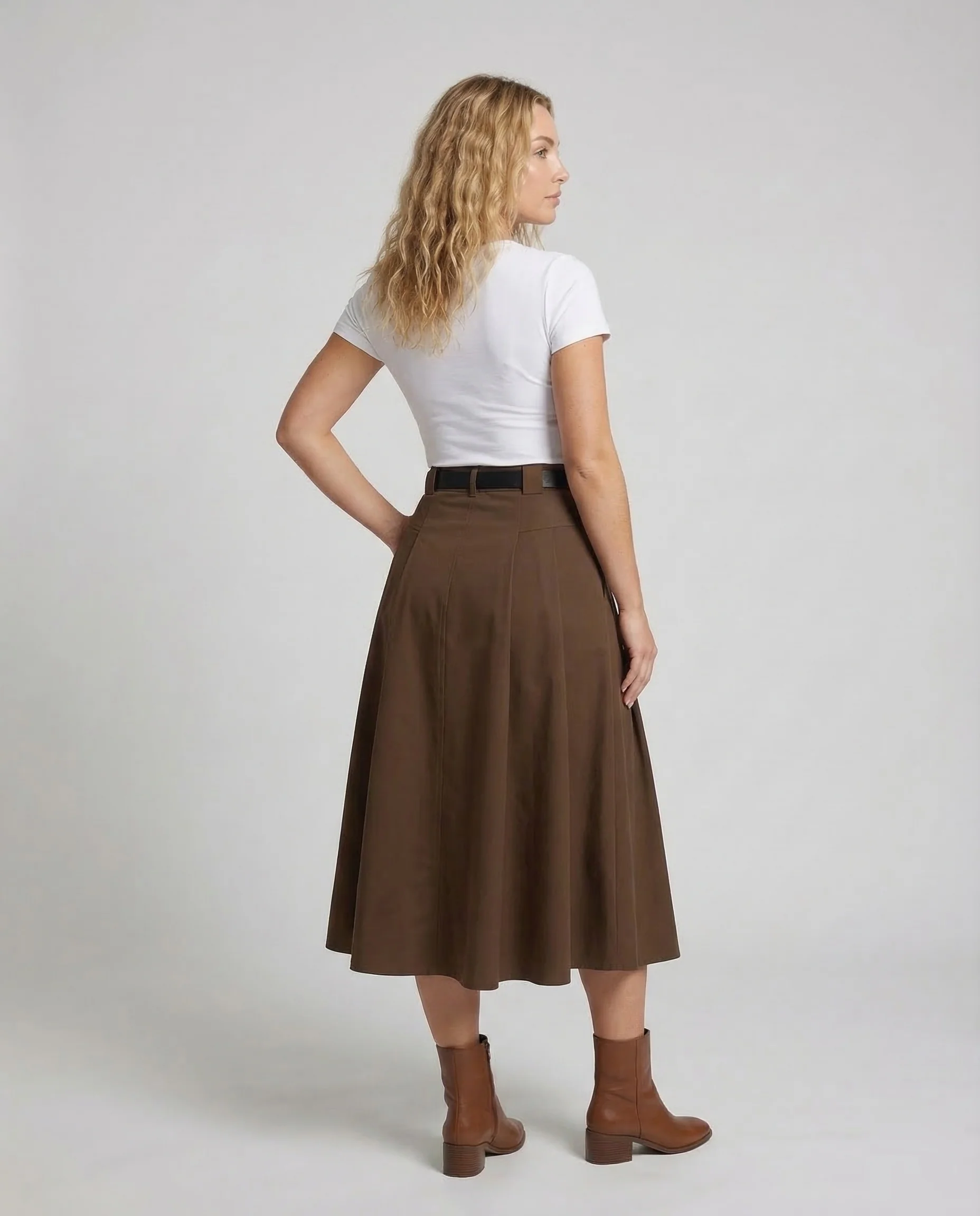 Damen Keilrock High Waist - Image 4