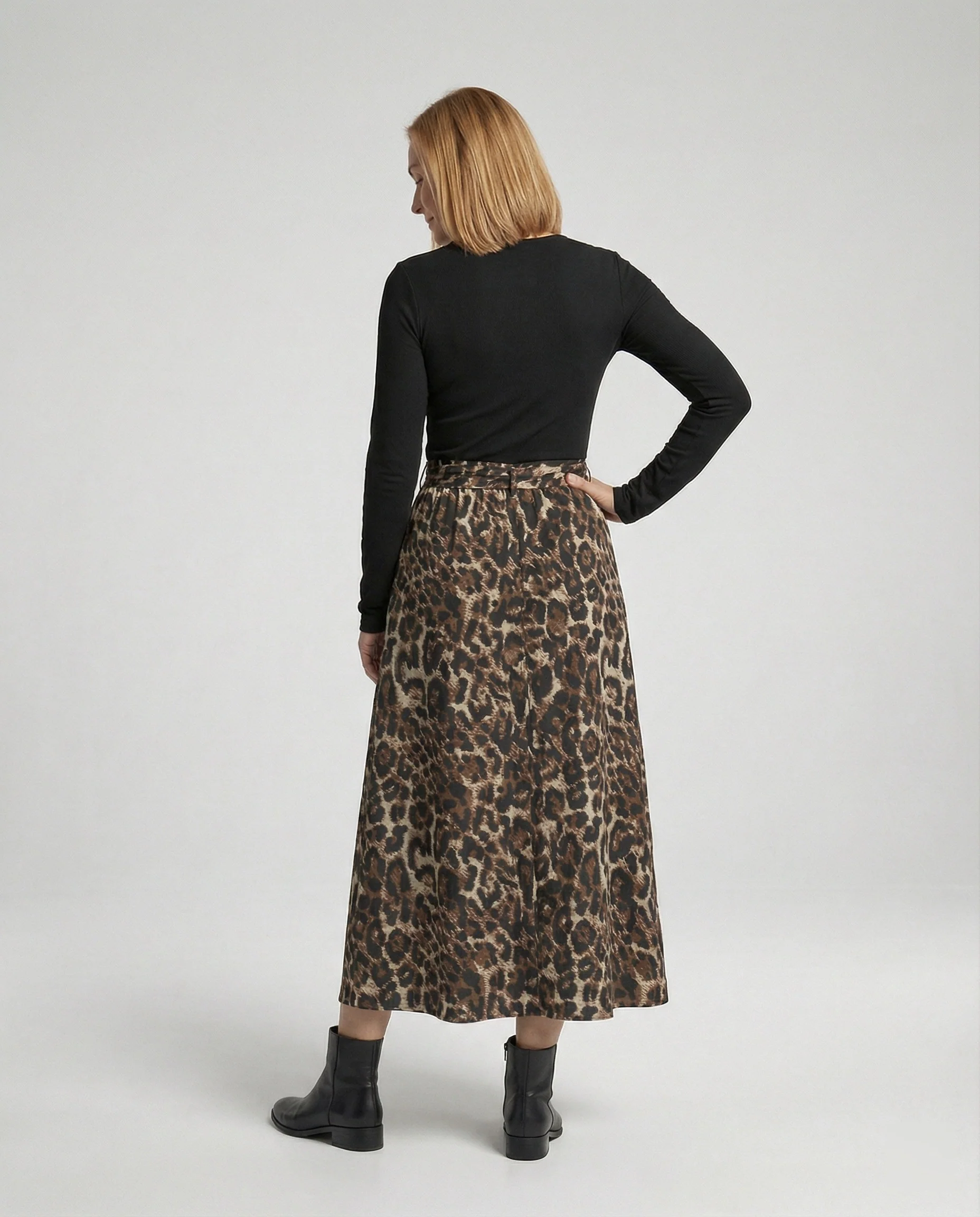 Damen Maxirock mit Print Sommer - Image 3