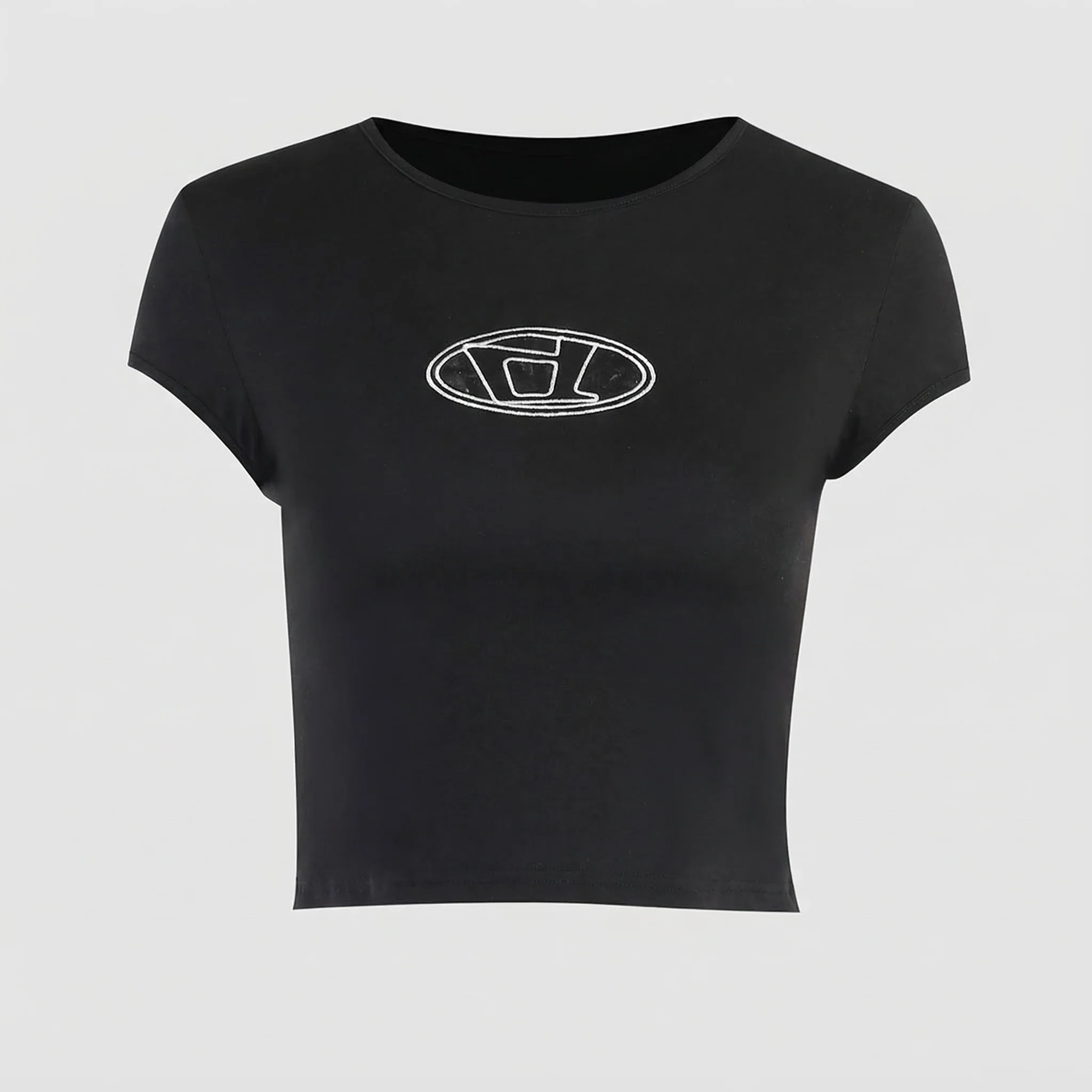 Damen Crop Shirt Figurbetont - Image 4