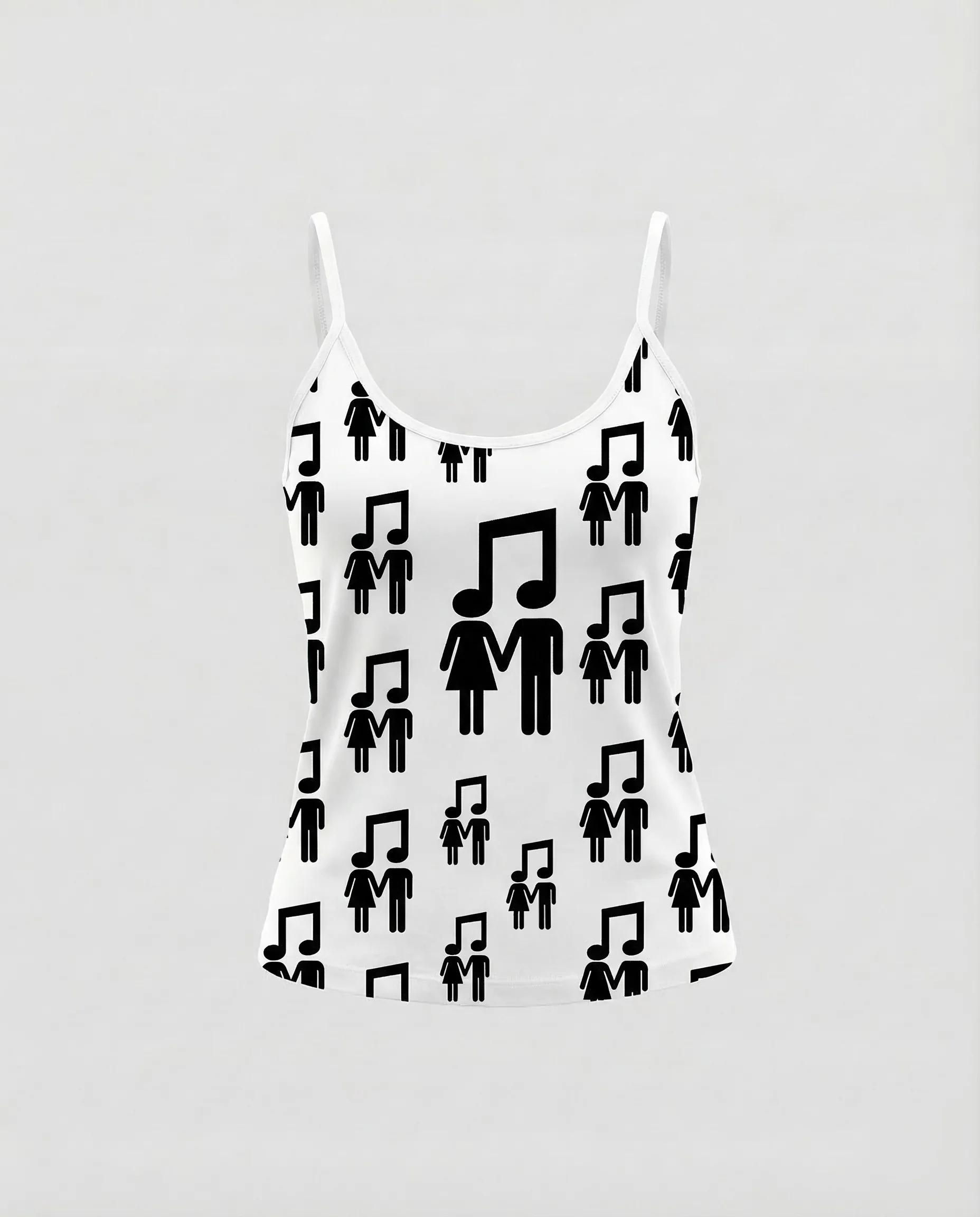 Damen Spaghettiträger Top Print - Image 14