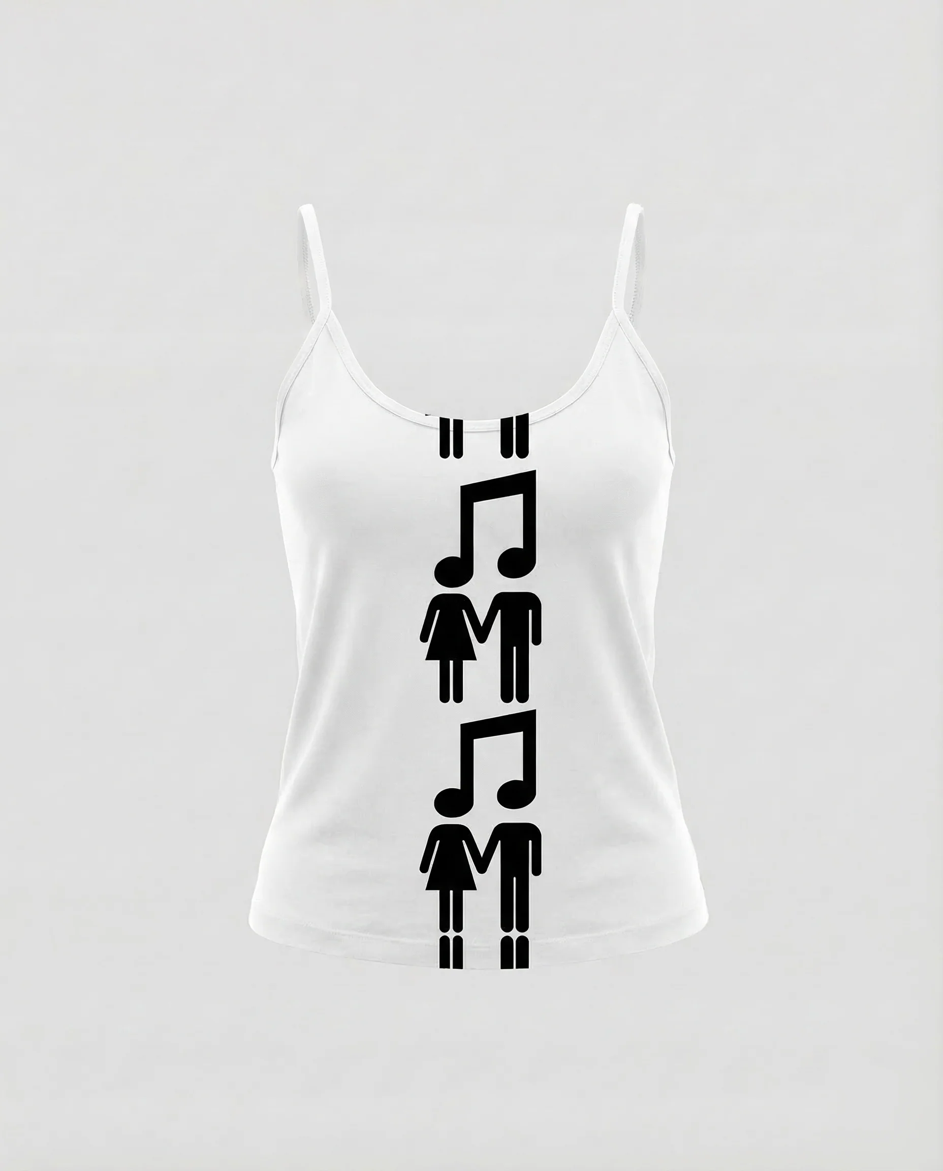 Damen Spaghettiträger Top Print - Image 15