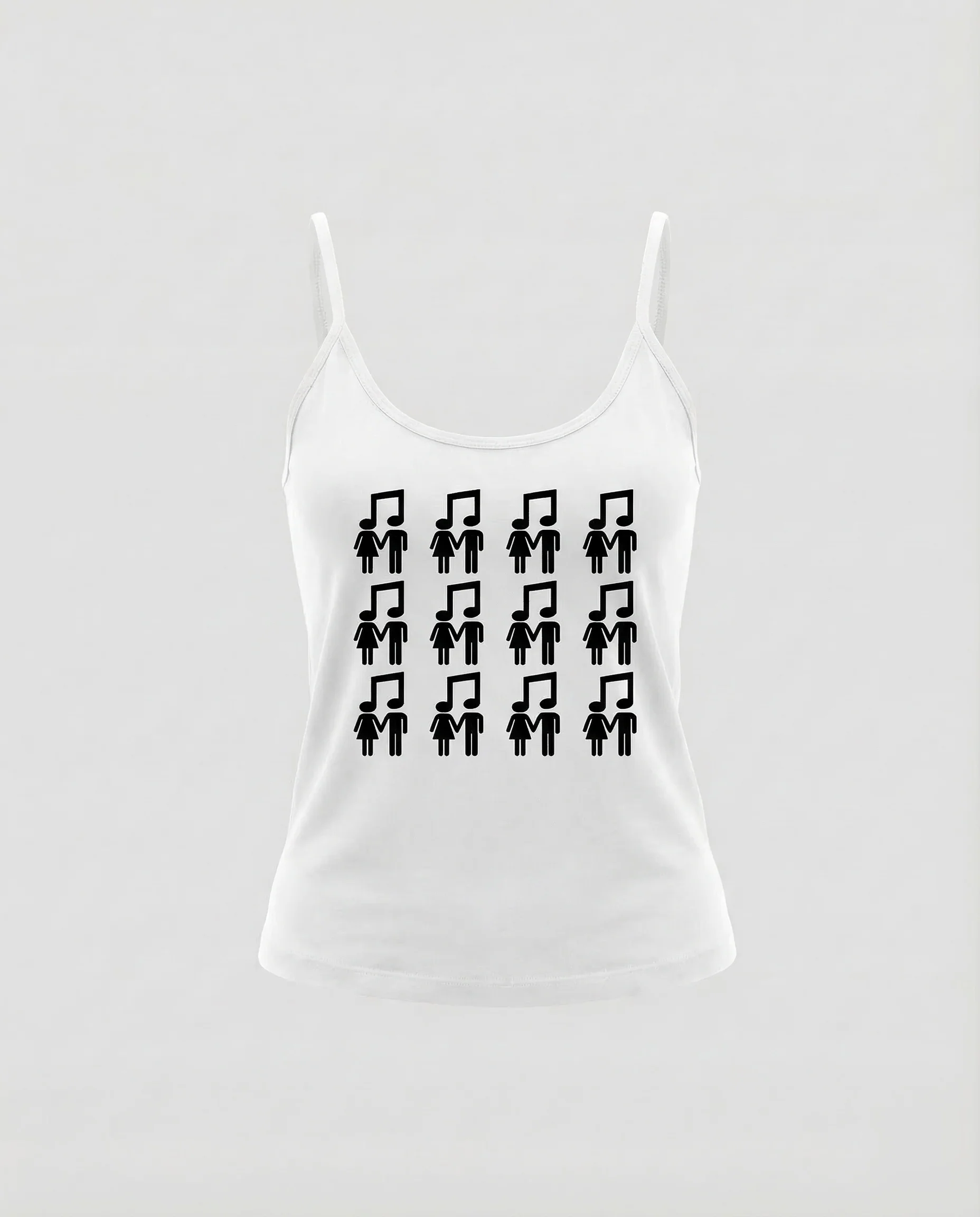 Damen Spaghettiträger Top Print - Image 16
