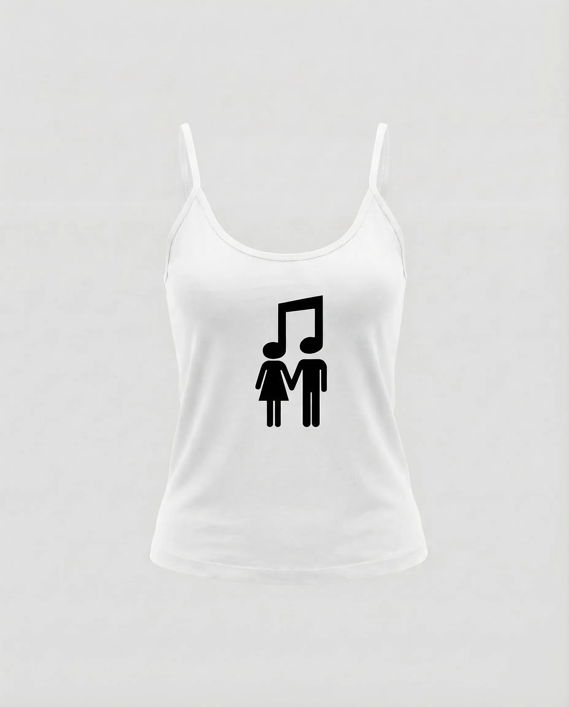 Damen Spaghettiträger Top Print - Image 19