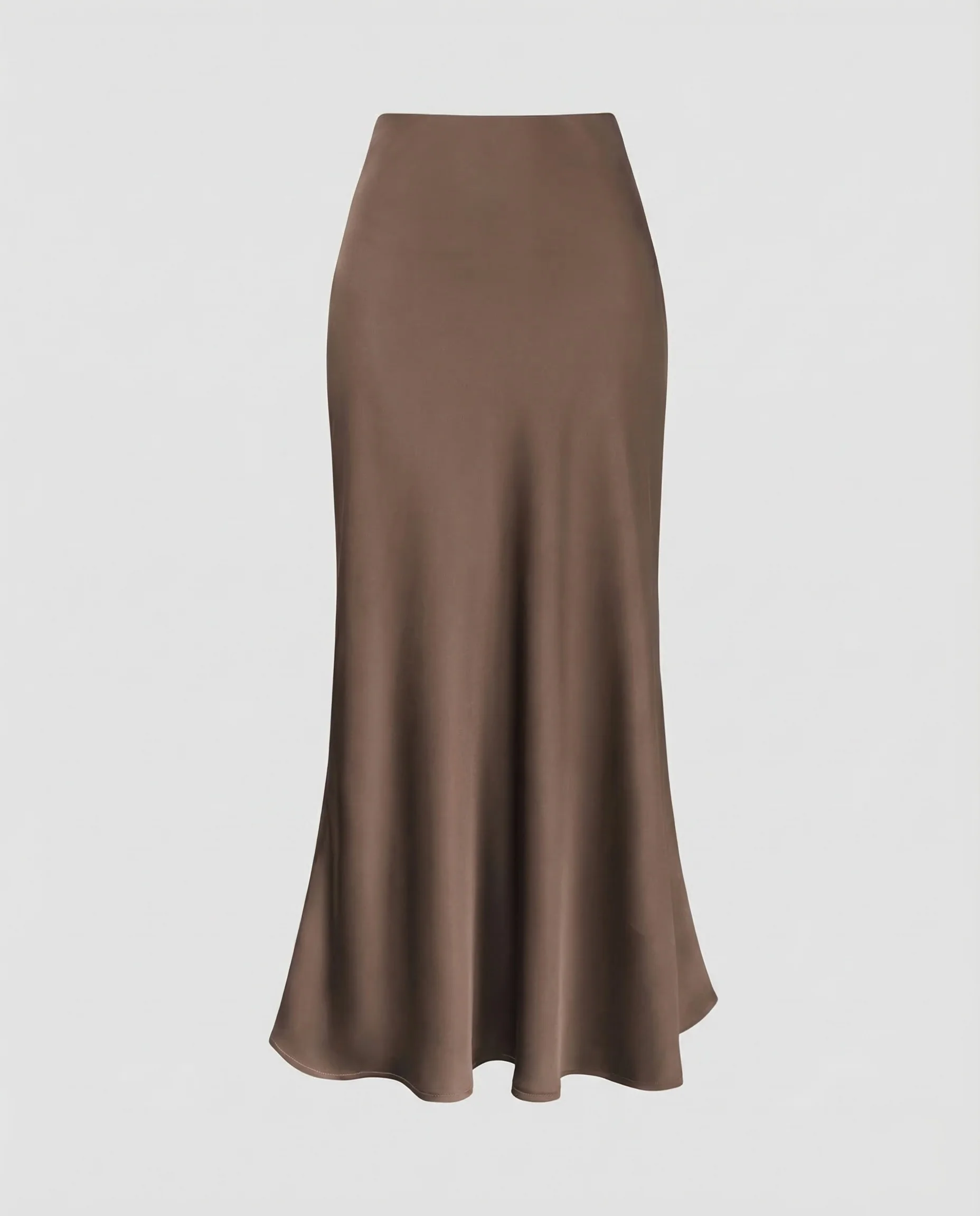 Damen Satin Maxirock Trompete - Image 5