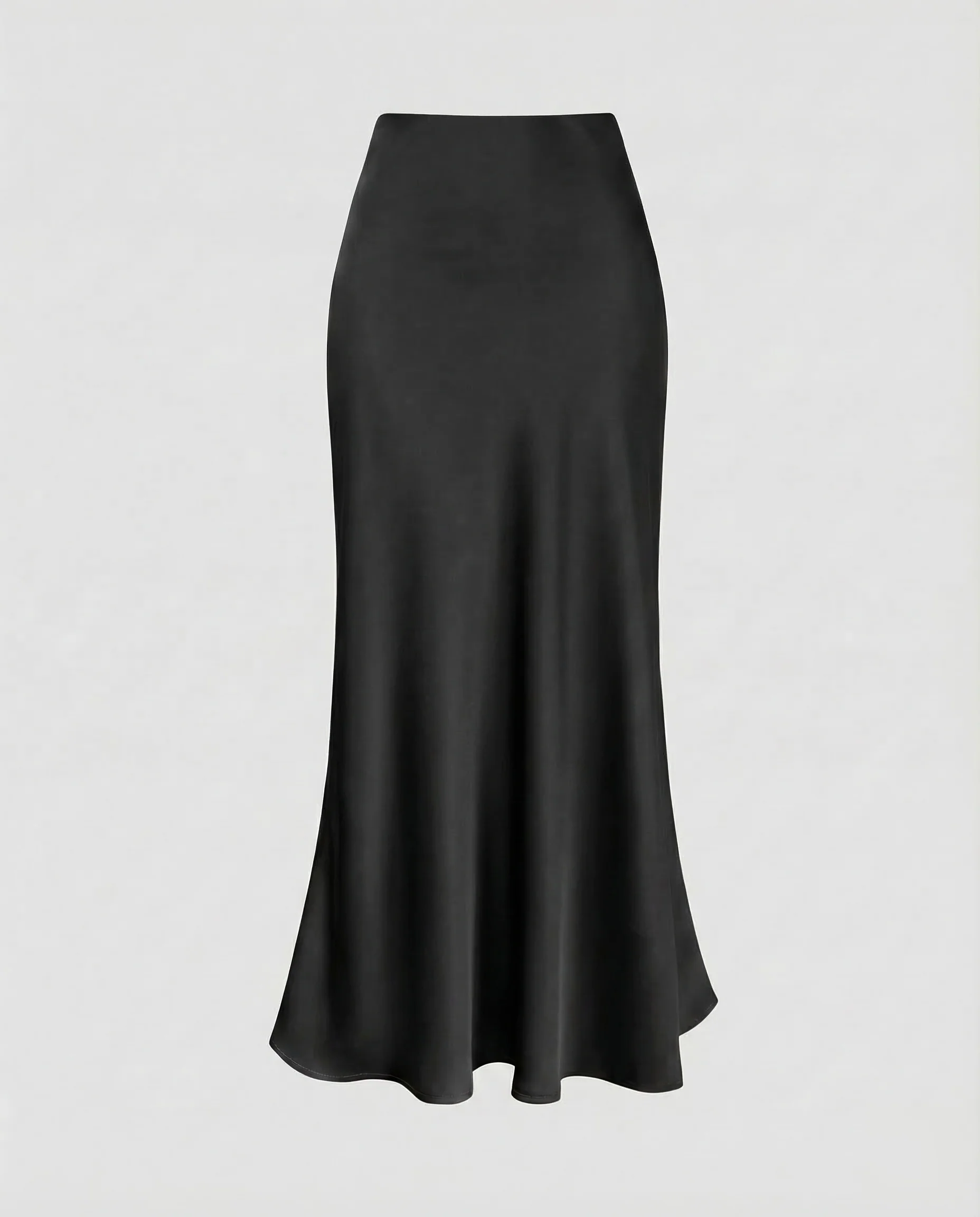 Damen Satin Maxirock Trompete - Image 6
