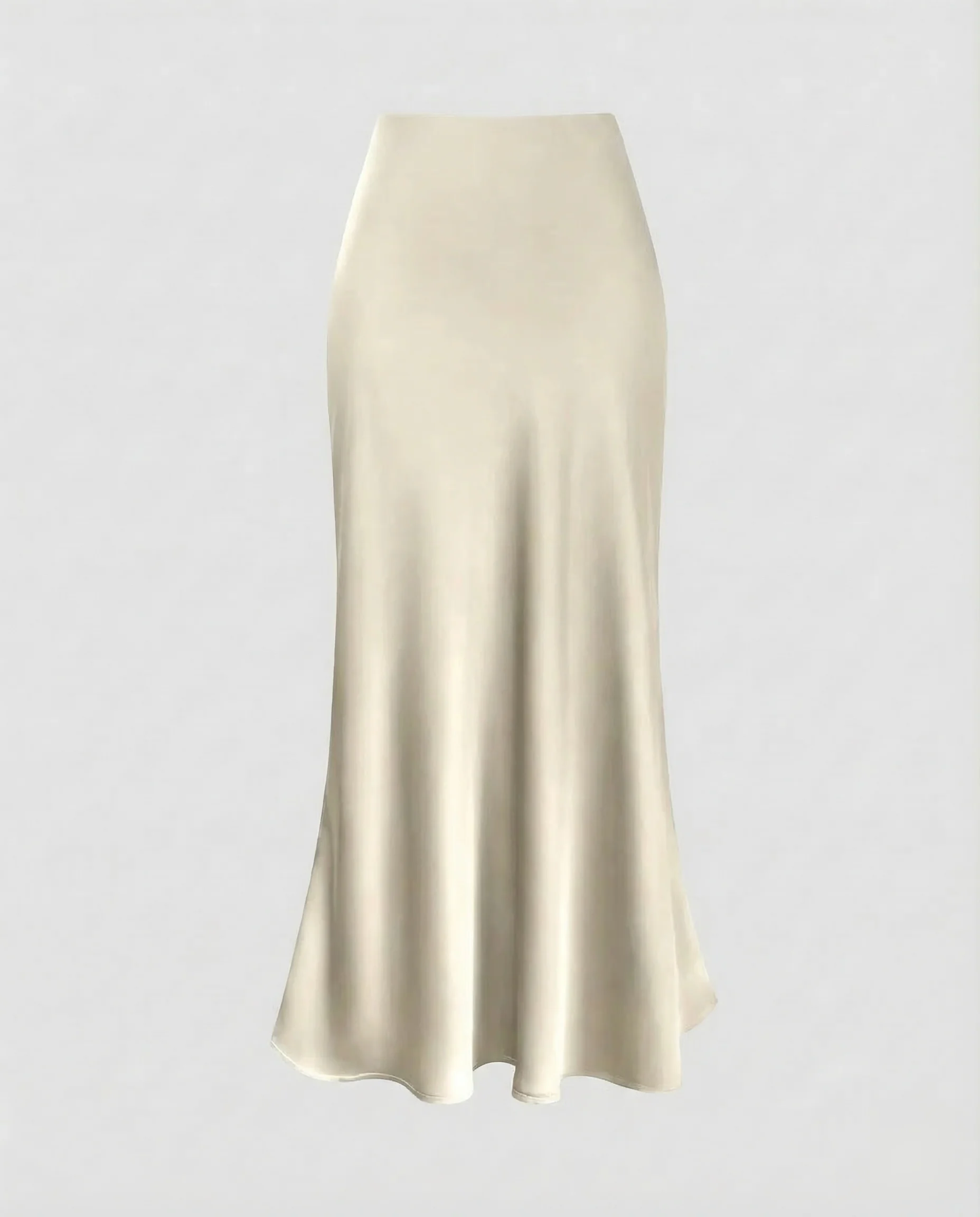 Damen Satin Maxirock Trompete - Image 7